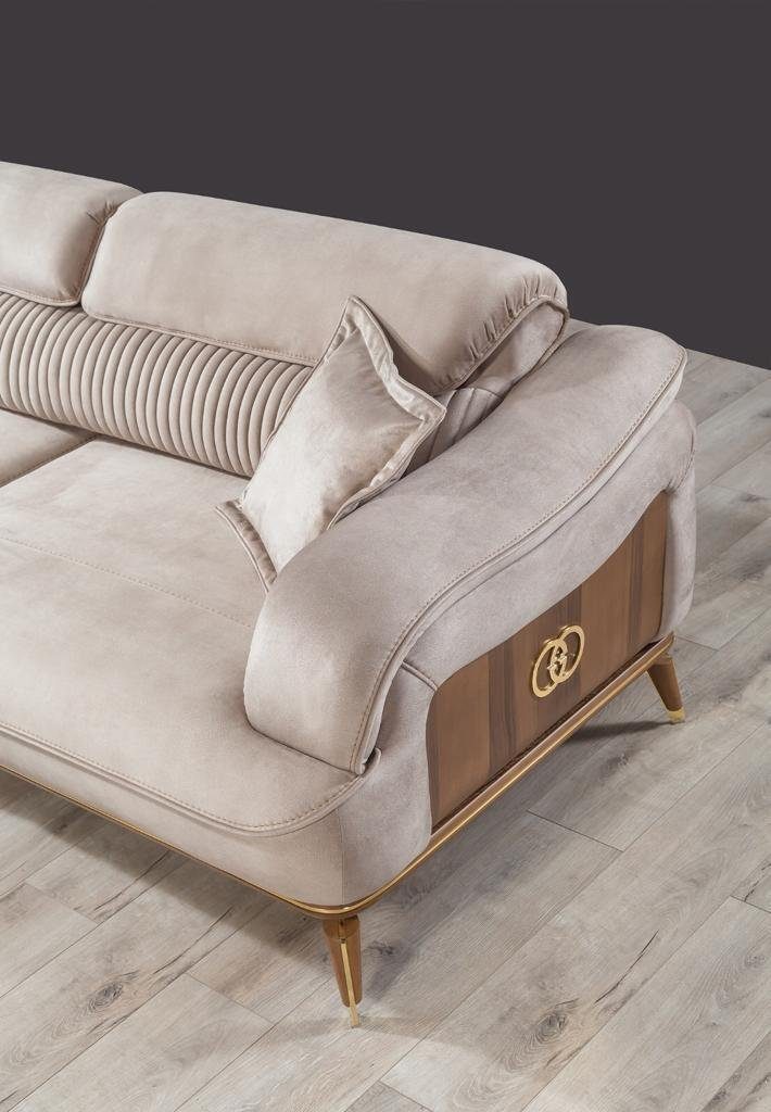 in Wohnzimmer Sofas Dreisitzer Made Stoff Sitzer 3 Möbel Teile, Luxus Sofa Design, Sofa 1 Europa JVmoebel