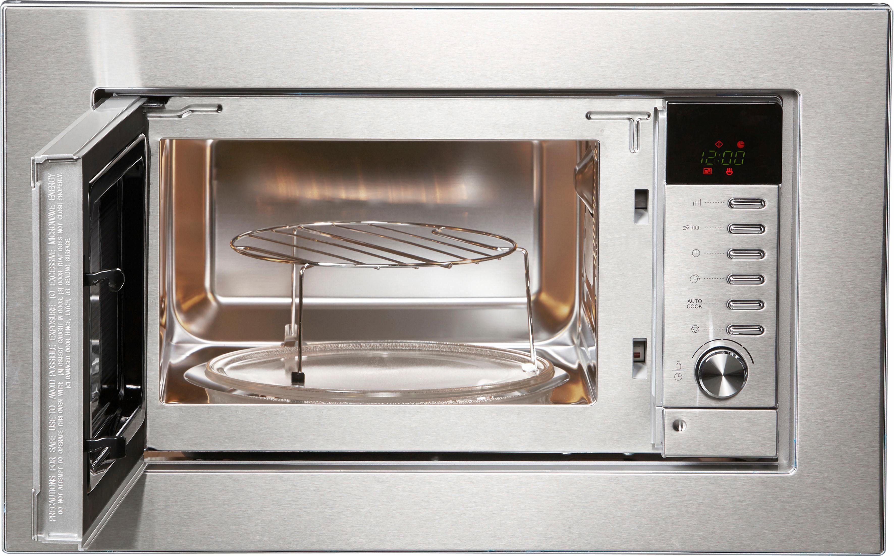 Amica Einbau-Mikrowelle EMW 13184 E, Grill, Mikrowelle, 20 l, Viel Komfort für schnelles und unkompliziertes Kochen im Alltag