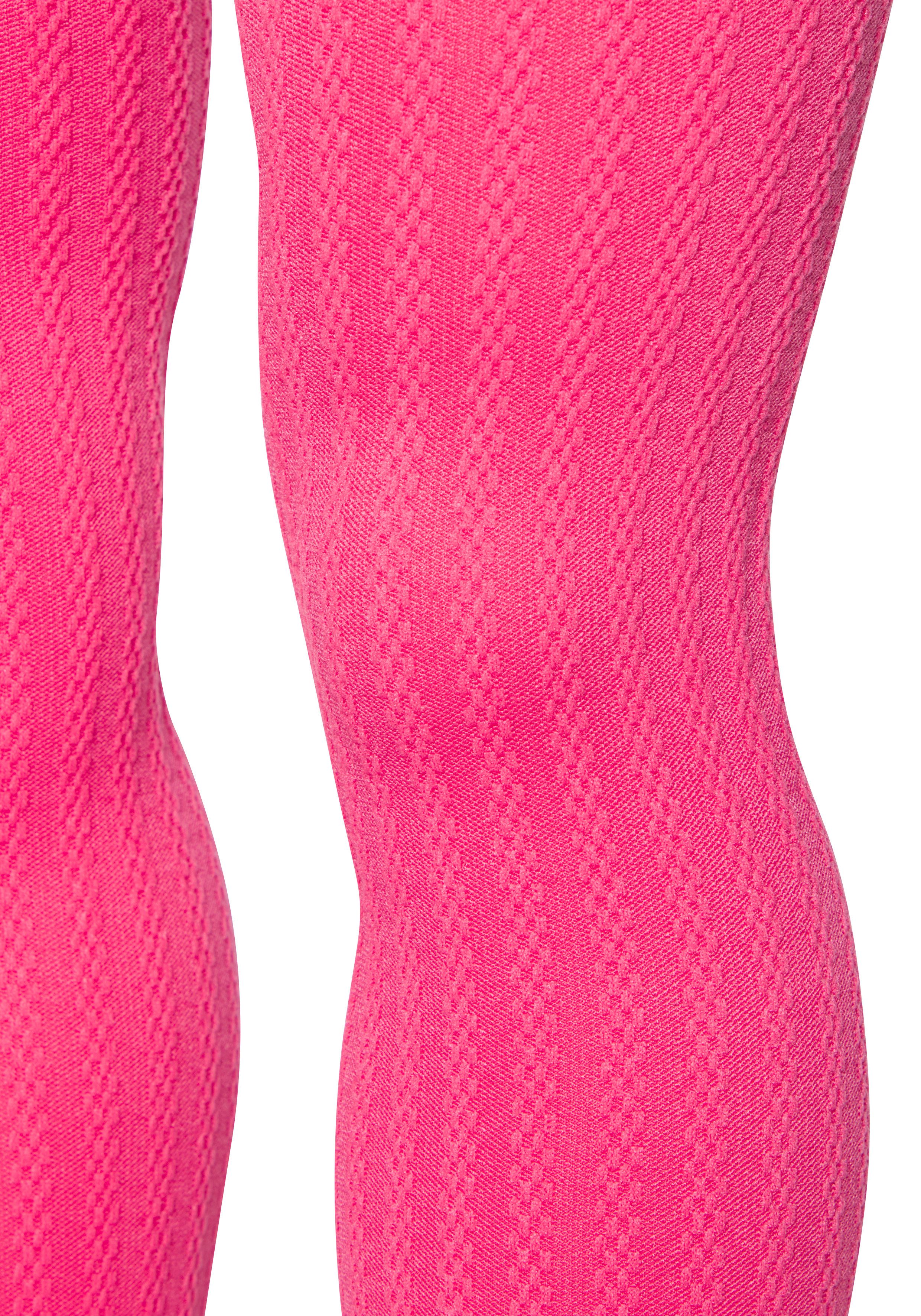 H.I.S Feinstrumpfhose für Mädchen 20 DEN (Packung 2 St. Gr. 92/98 bis 140/146) mit geripptem Muster – Bild 4 von 5