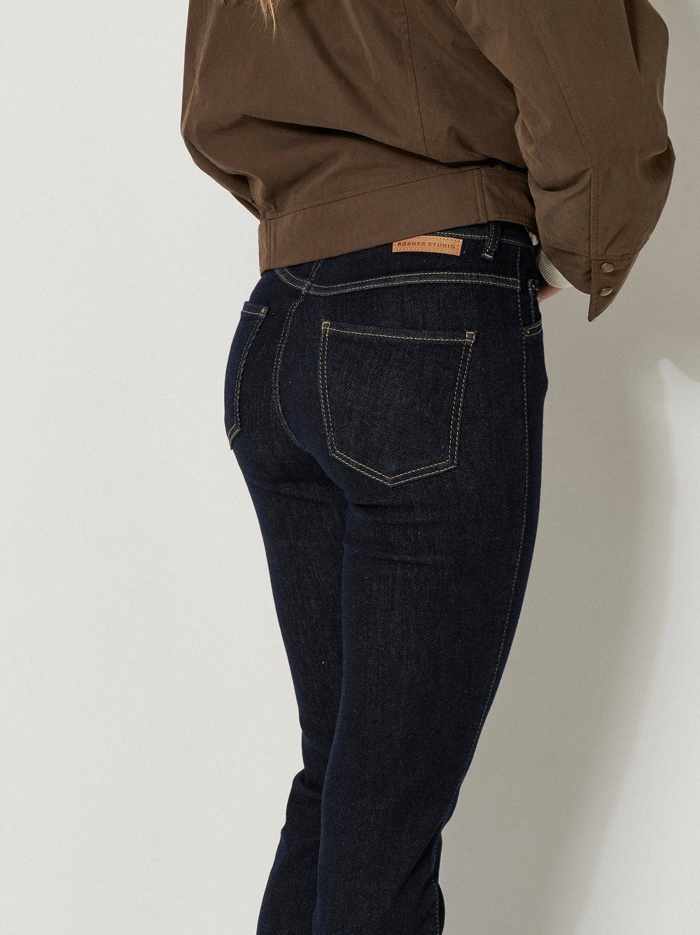 ROSNER Straight-Jeans Audrey1 (1-tlg) mit hohem Bund – Bild 4 von 5