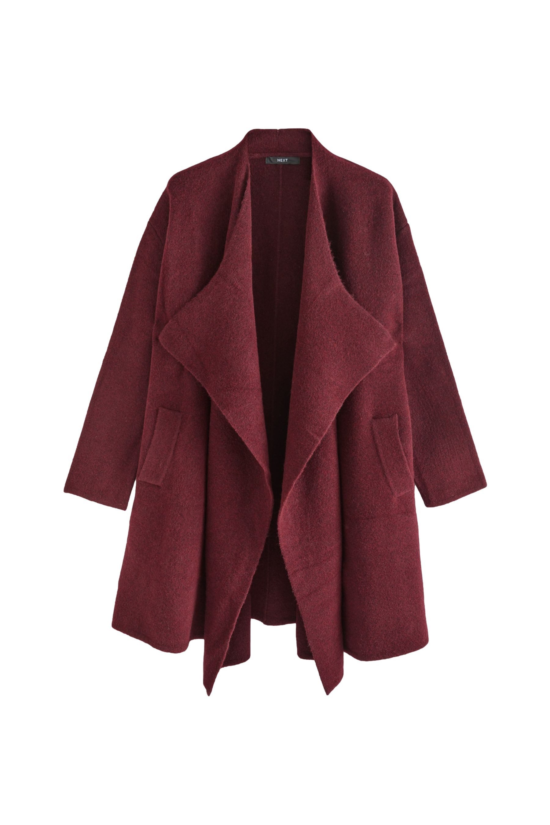 Next Strickjacke Weiche lange Strickjacke Wasserfall-Strickmantel günstig online kaufen
