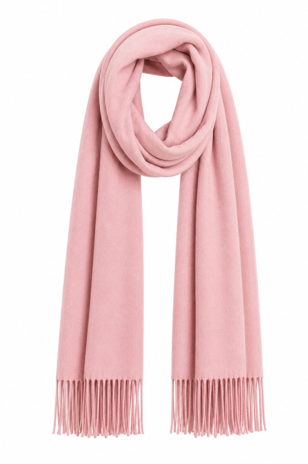 ITALY VIBES Pashmina - Fransenschal unifarben - weicher Kaschmirschal für Sie und Ihn, UNISEX für Sie & Ihn / Maße: 200 cm x 70 cm 