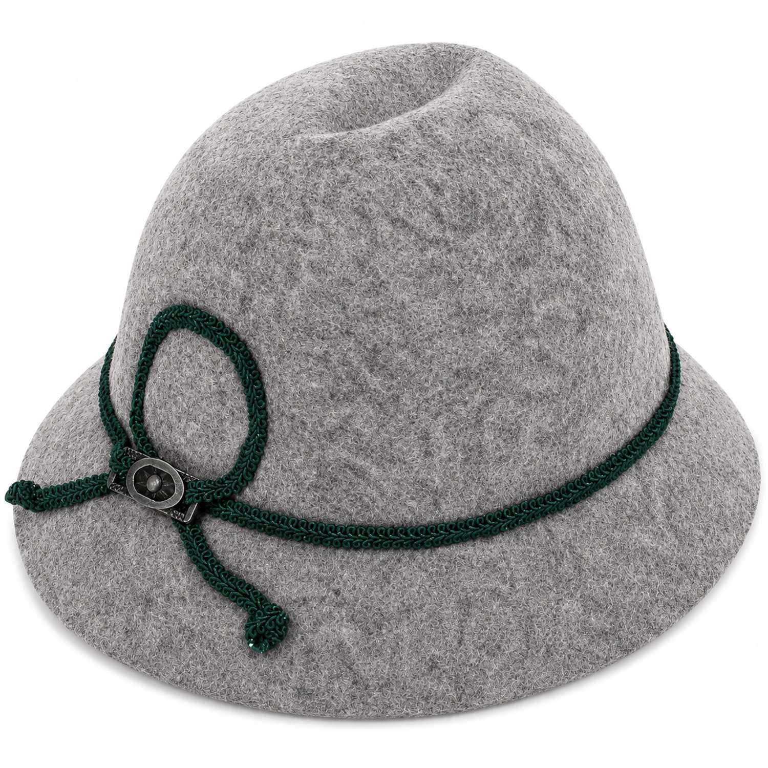Isar-Trachten Trachtenhut Kinder Trachtenhut mit Zierband 60102, Lodenhut -