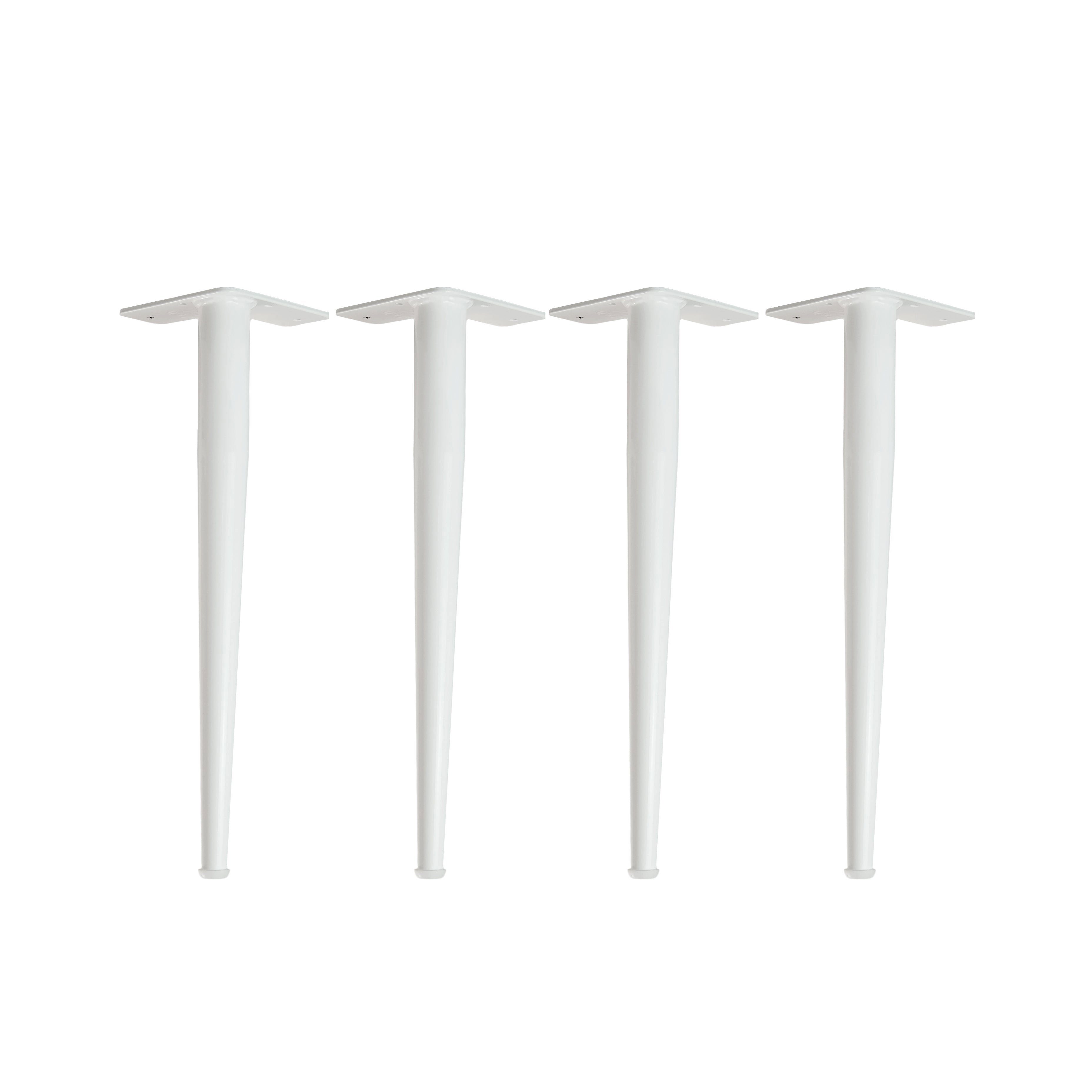Natural Goods Berlin Möbelfuß CONICAL, (4-St), Möbelfüße für Betten, Sofas und Schränke, 12cm
