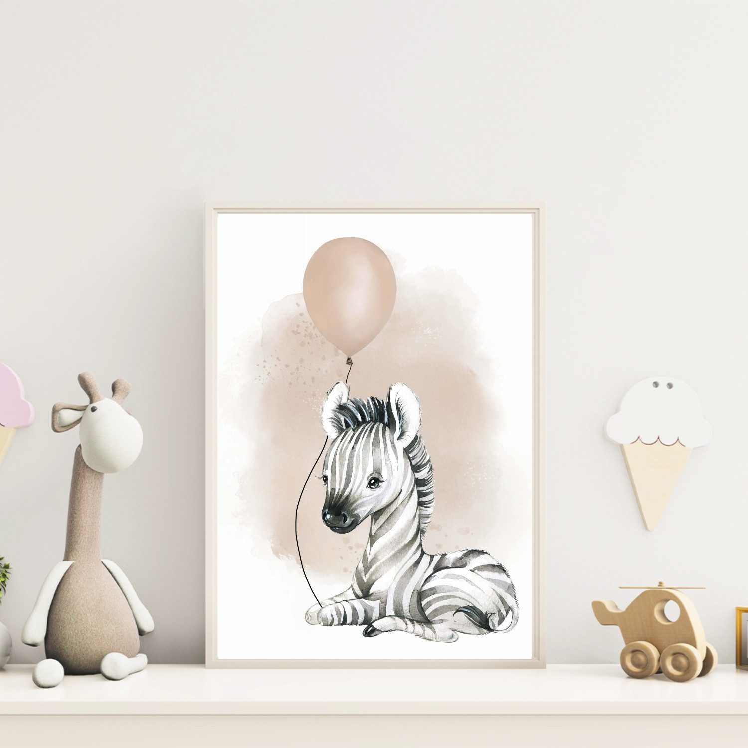 MeinBaby123® Poster Bilder Kinderzimmer, Poster Kinderzimmer Deko, Babyzimmer Deko, Spruch Wandbilder, Boho, Tiere – Bild 4 von 5