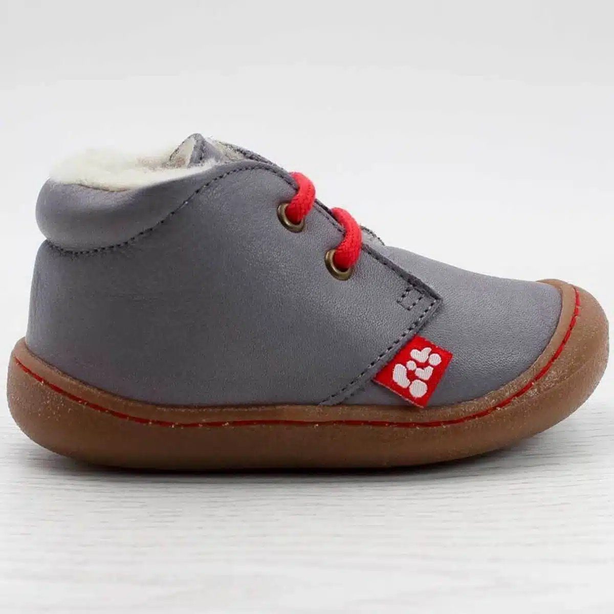 POLOLO Kinderschuhe Juan mit Wollfutter, Kinder Lauflernschuh bequeme Kinderschuhe für den Winter
