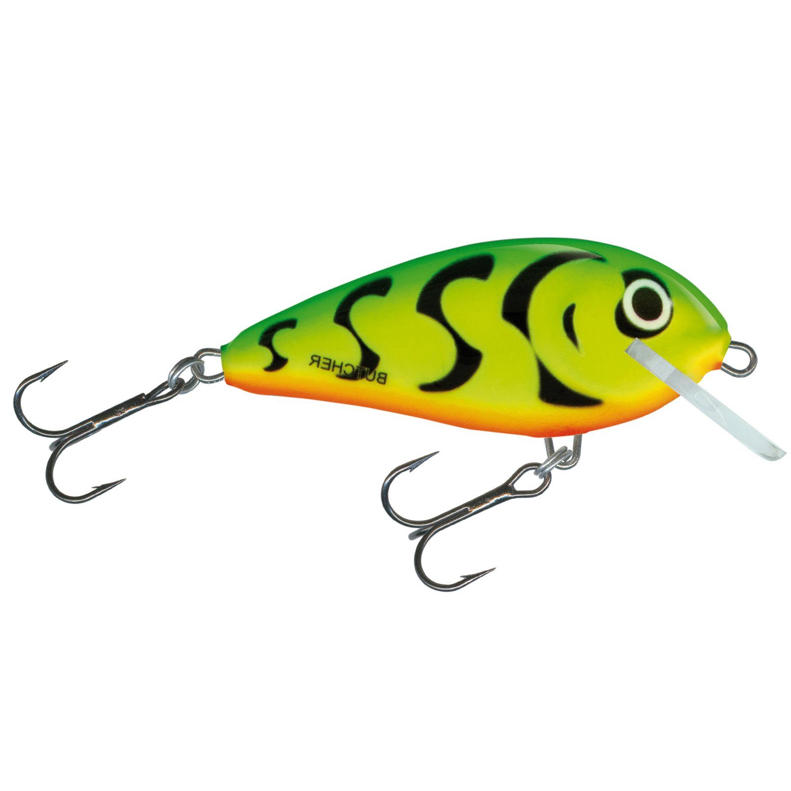 Salmo Kunstköder, Salmo Butcher Sinking 5cm Green Tiger Wobbler