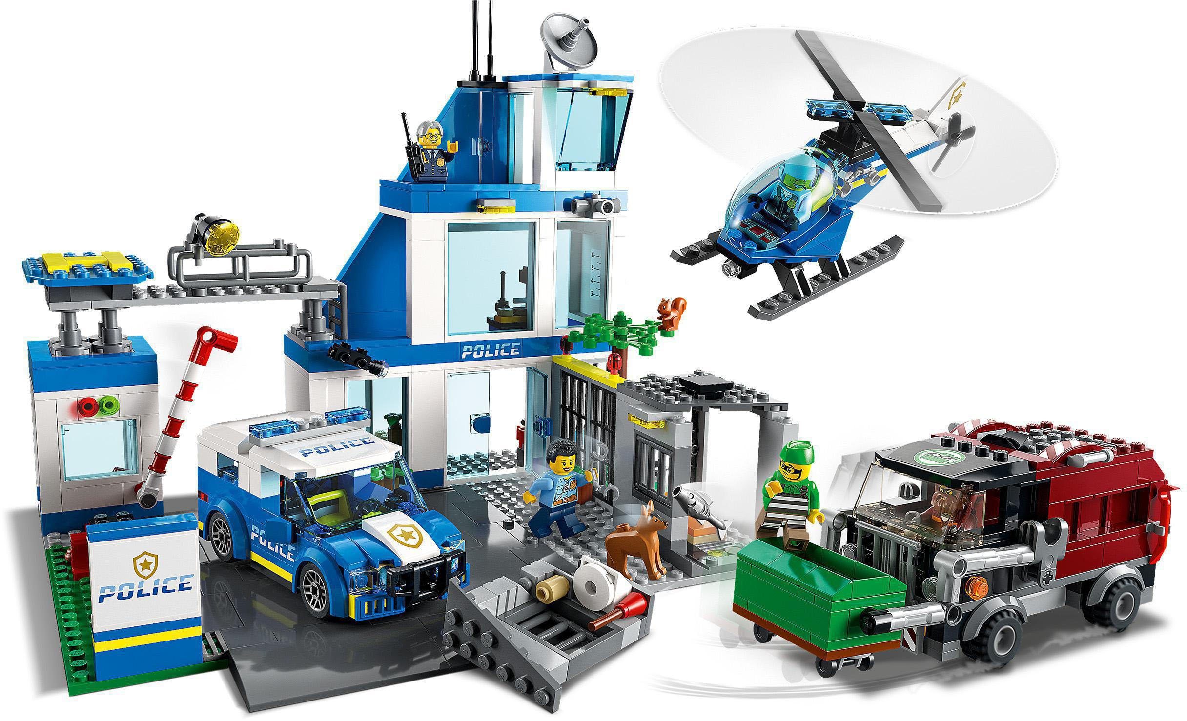 LEGO® Polizeistation (60316), LEGO® City Konstruktionsspielsteine, (668 St)
