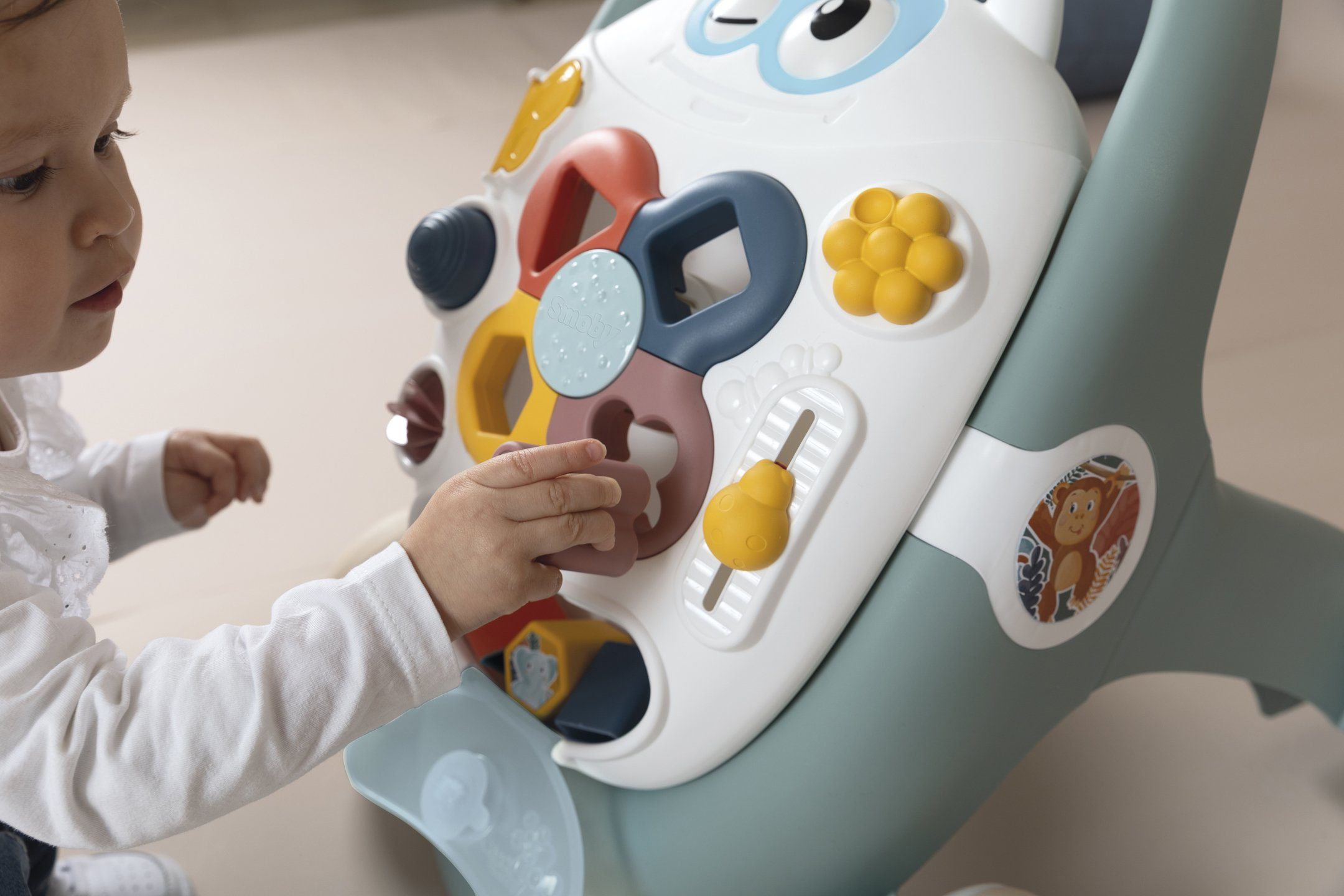 Smoby Lauflernhilfe Little Smoby, 3in1 Lauflernwagen
