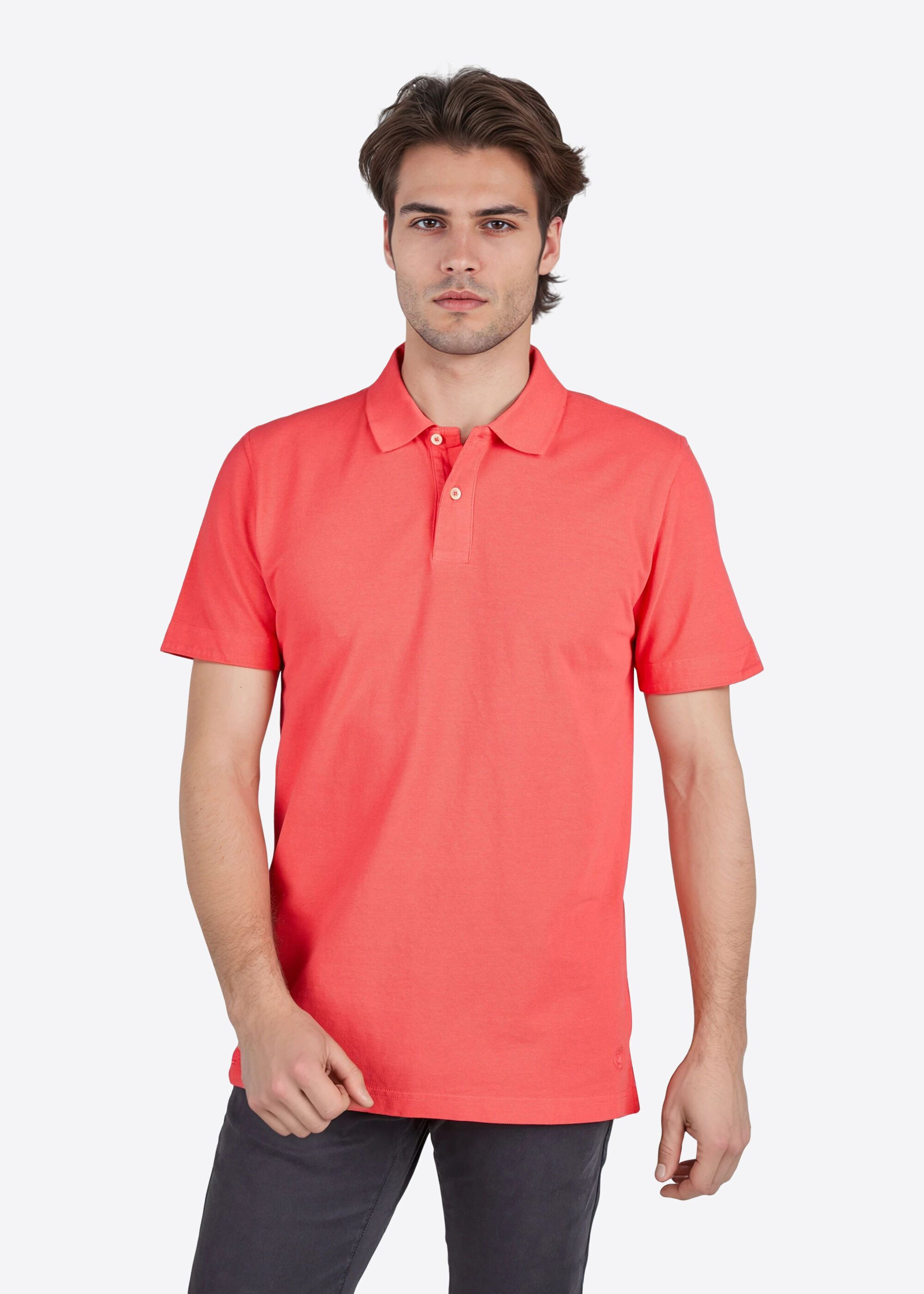 Pierre Cardin Poloshirt (1-tlg) mit kurzer Knopfleiste