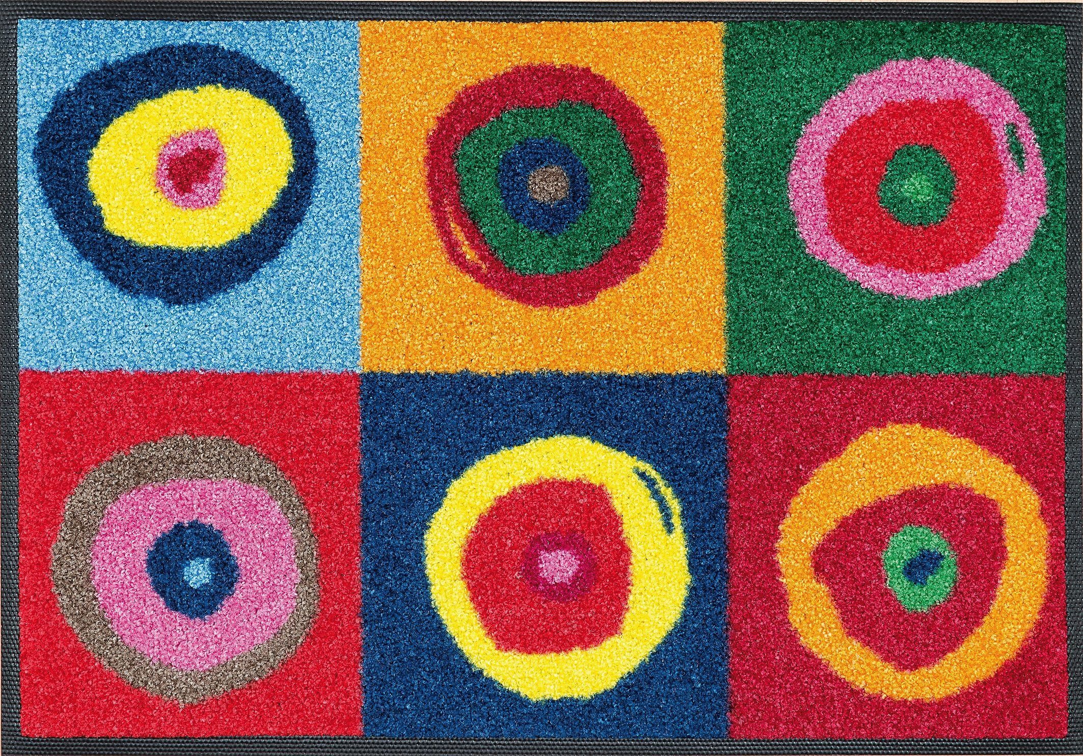 wash+dry by Kleen-Tex Fußmatte Sergej, rechteckig, Höhe: 7 mm, Schmutzfangm günstig online kaufen