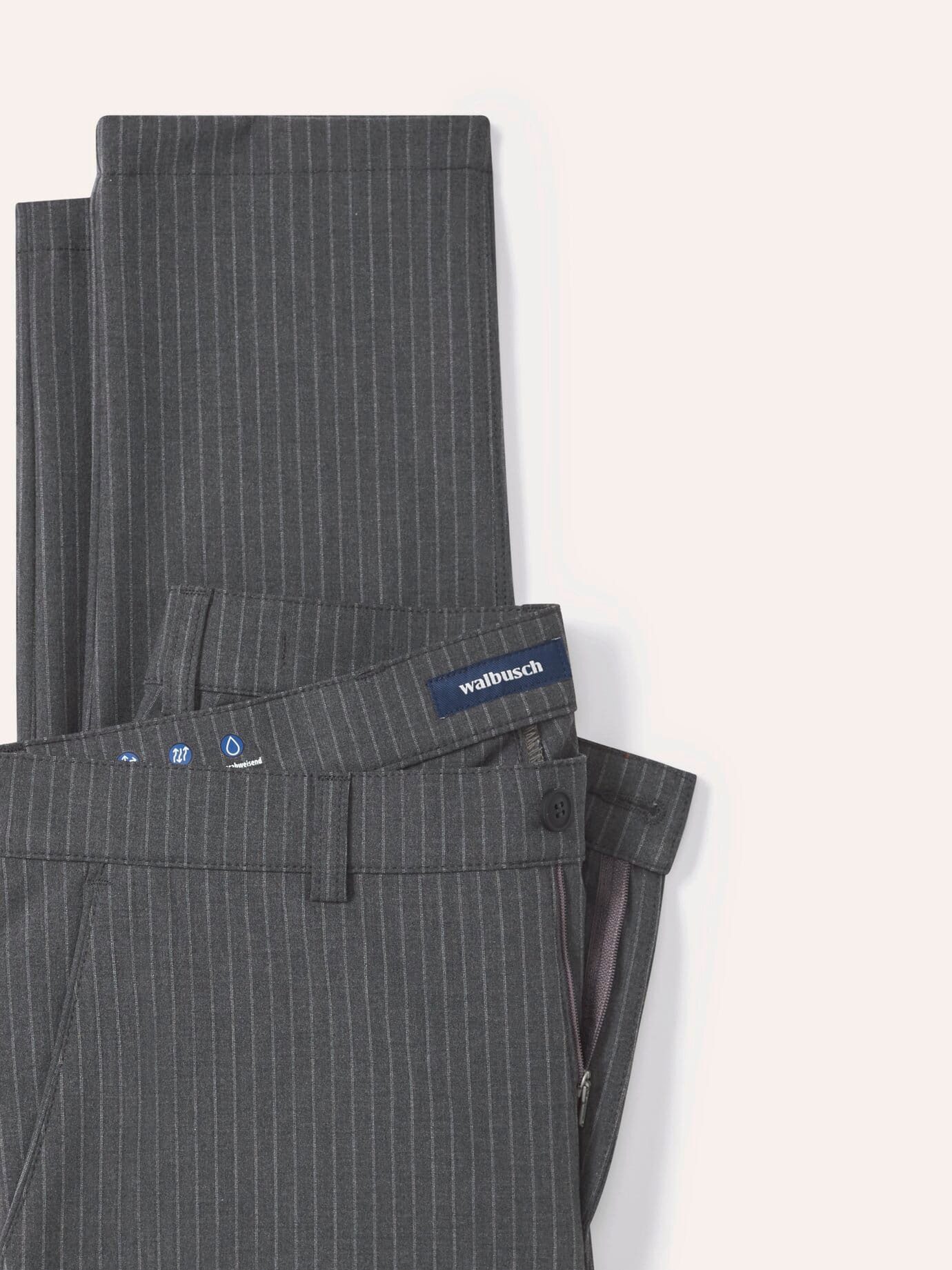 Walbusch Chinohose Herren Anzughose Modern Fit Allround Reisehose 2.0 Wasser- und schmutzabweisend, 360°-Stretch, knitterfrei, pflegeleicht – Bild 4 von 4