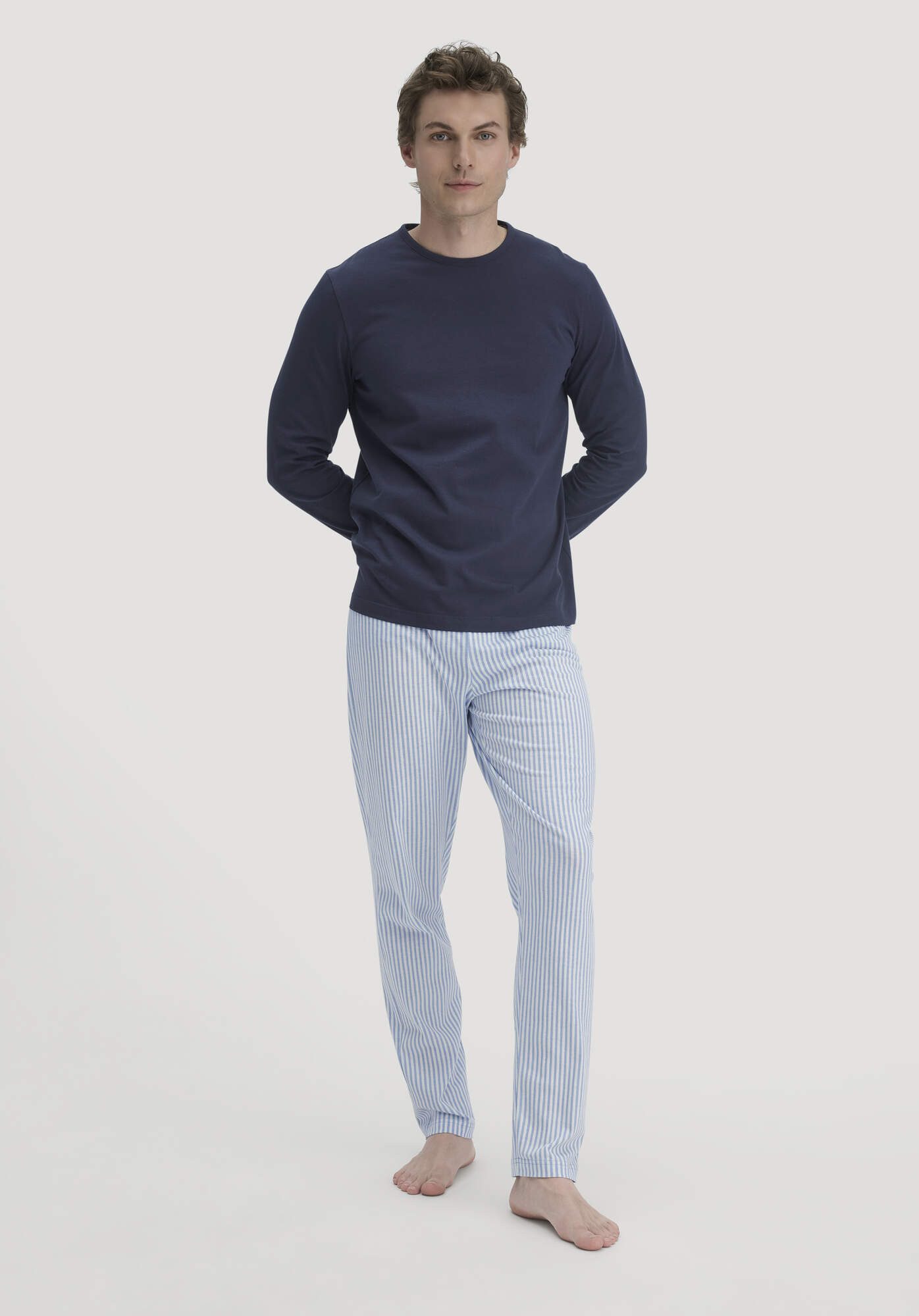 Hessnatur Pyjama PURE COTTON aus reiner Bio-Baumwolle (2 tlg) günstig online kaufen