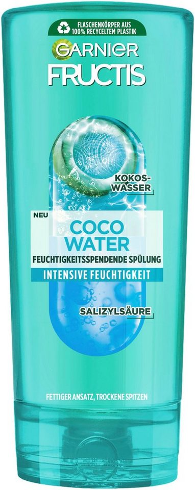 GARNIER Haarspülung Garnier Fructis Coco Water Spülung, Set,