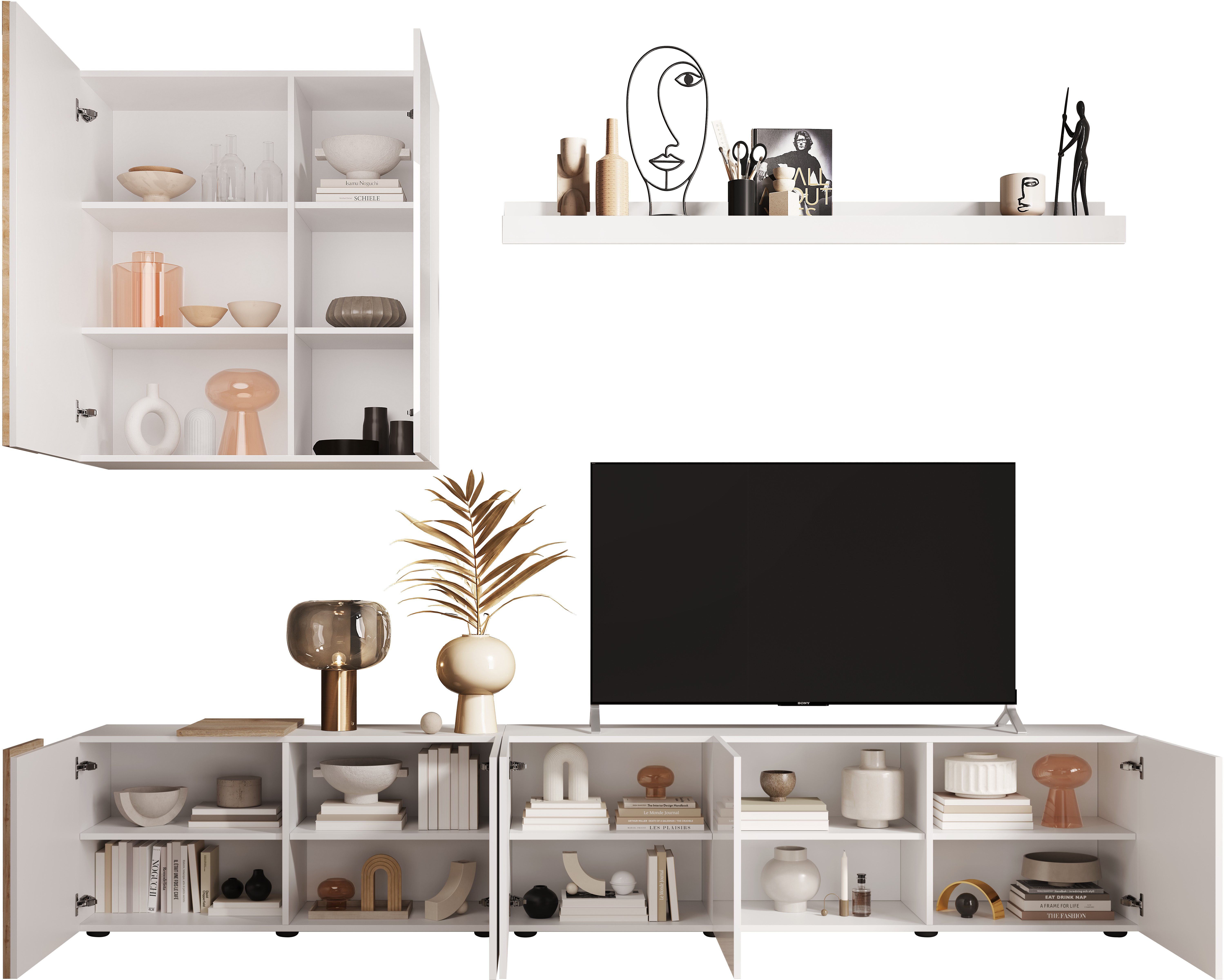 Home affaire Wohnwand Venus, 3-teilig