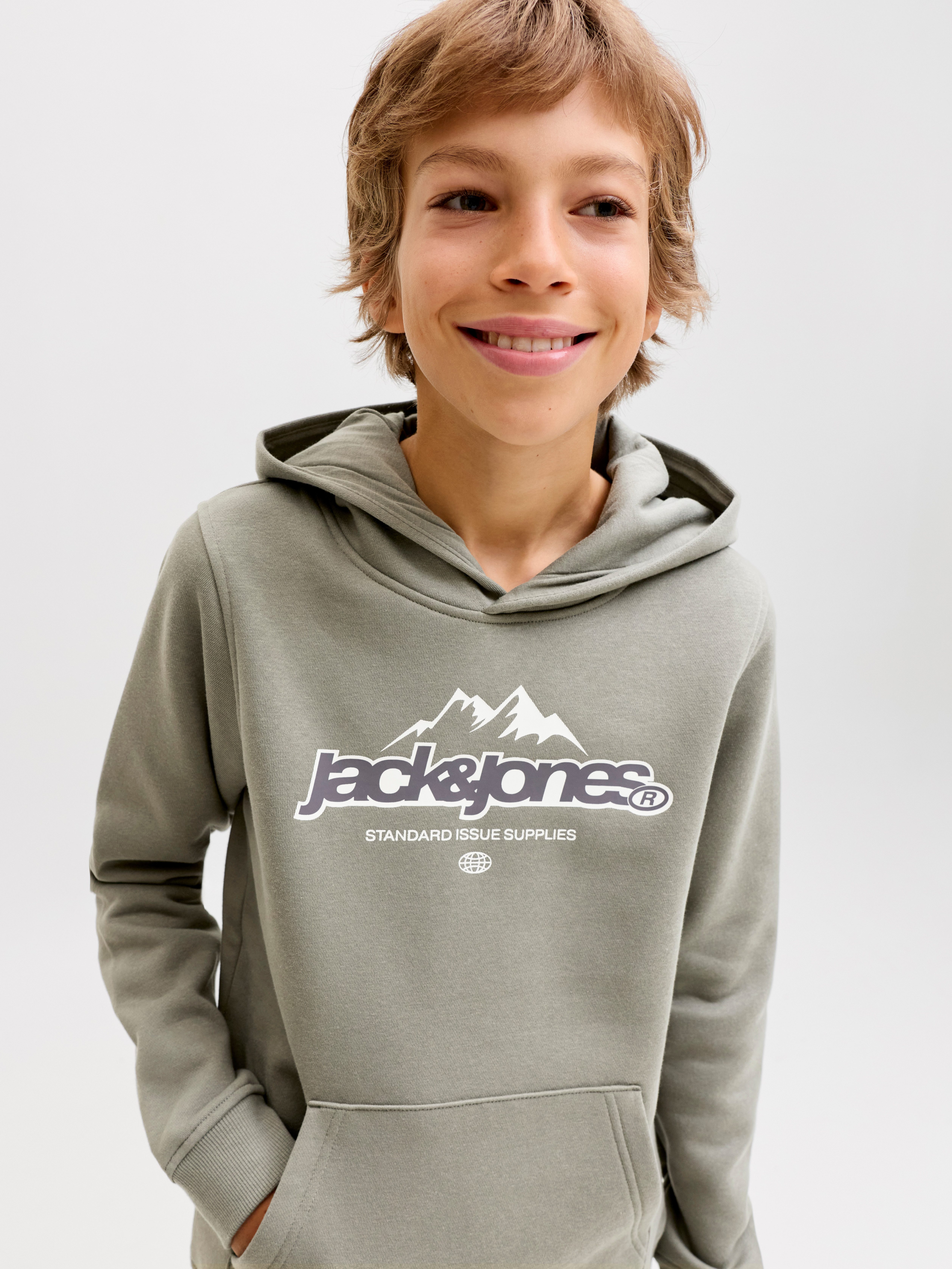 Jack & Jones Junior Kapuzensweatshirt JCOFLARE FRONT SWEAT HOOD FST JNR – Bild 4 von 5