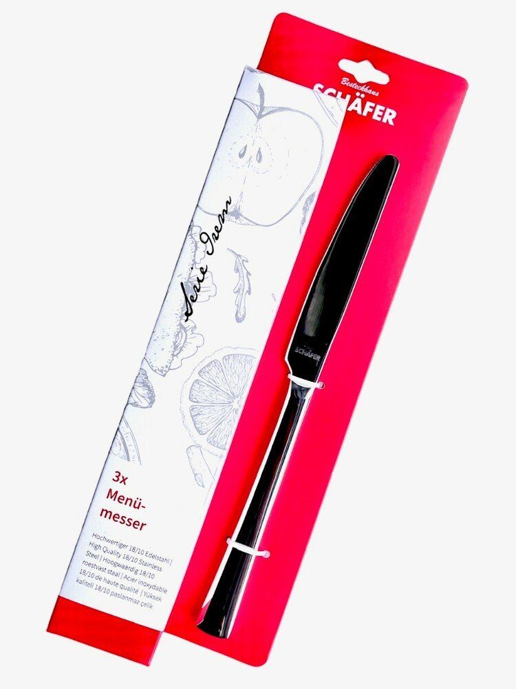 Schäfer Elektronik Besteck-Set 3x Besteck nach Wahl Menübesteck Serie Irem Edelstahl, Menümesser