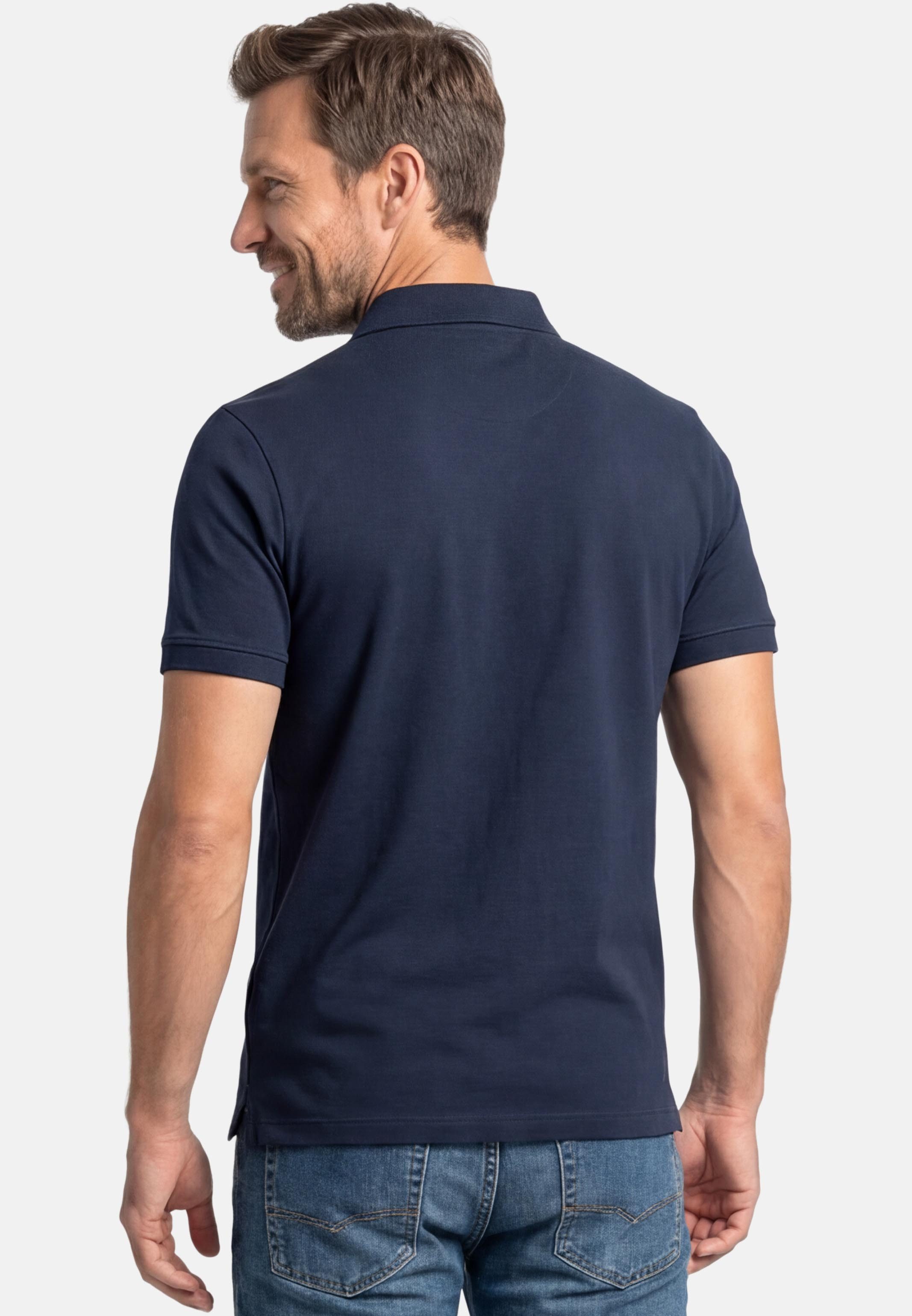 RAGMAN Poloshirt Basic (1-tlg) Poloshirt - Baumwolle - Atmungsaktiv