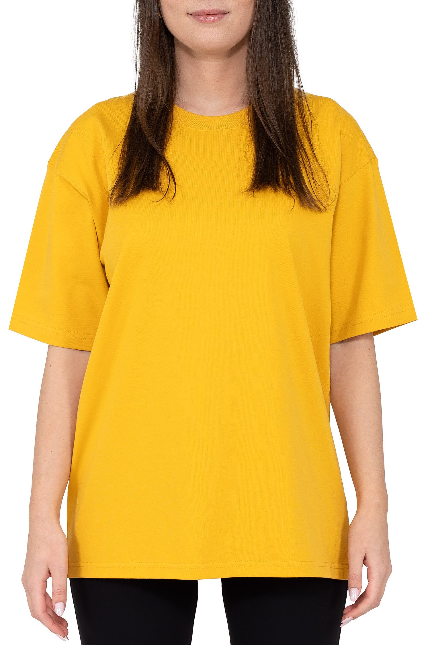 Reichstadt Oversize-Shirt Oversized Kurzarmshirt 24RSW058 in kräftigen Farben