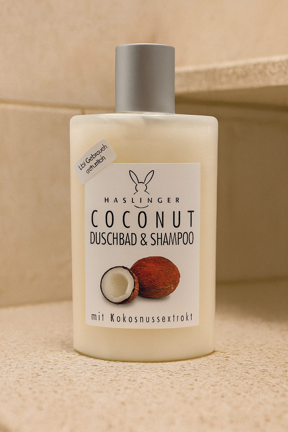 Haslinger Haarshampoo Coconut, Hair & Body Wash 200 ml