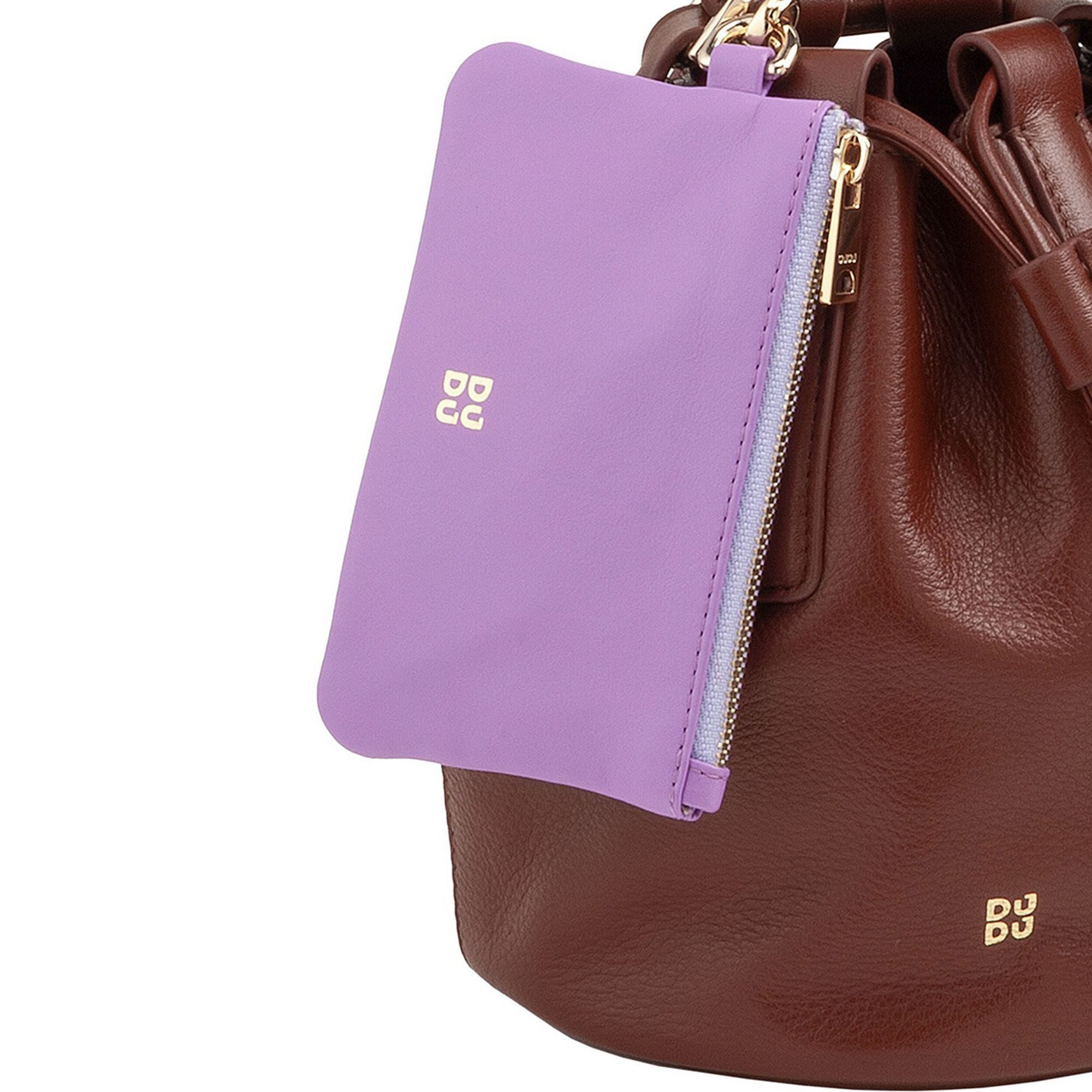 DuDu Beuteltasche, Leder