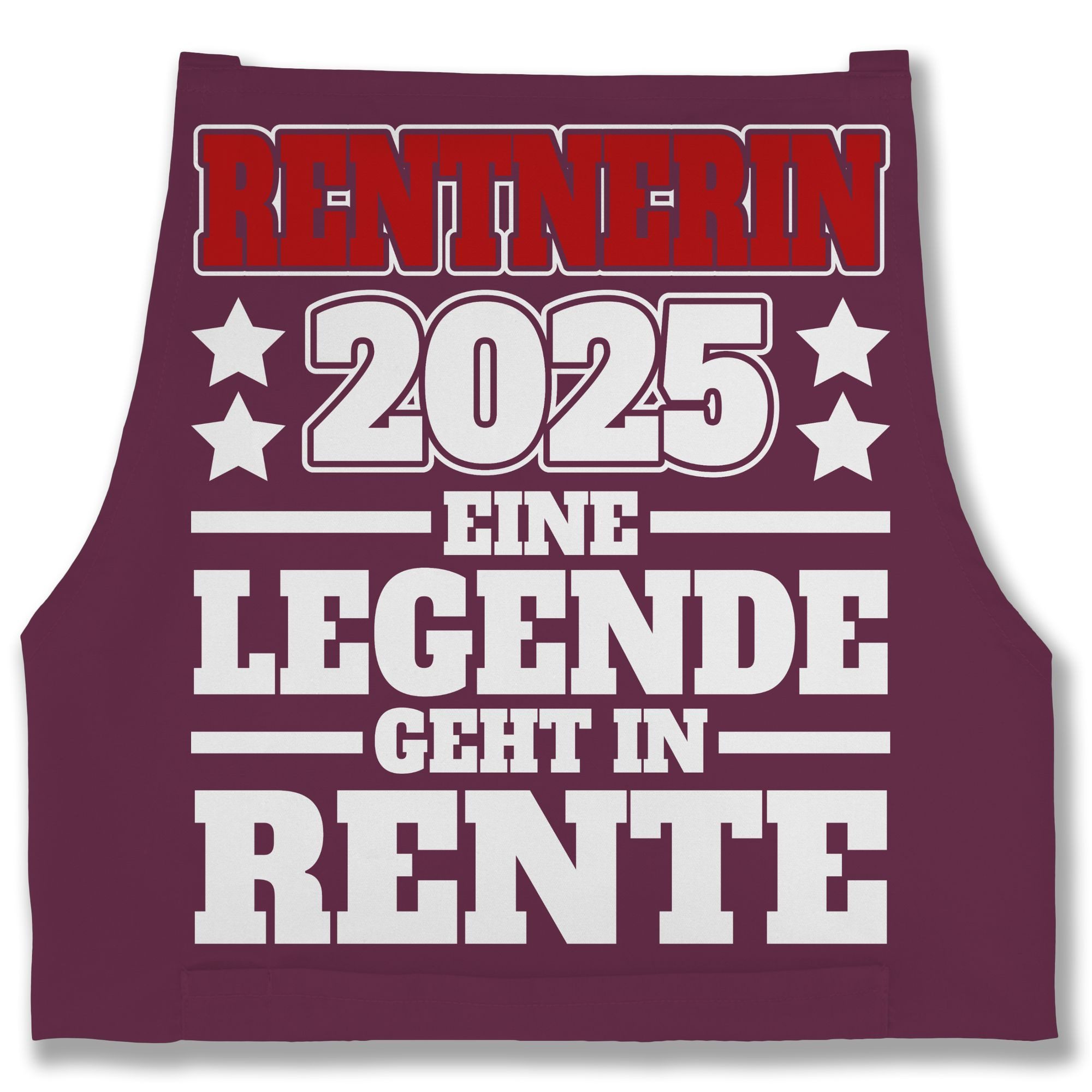 Shirtracer Kochschürze Rentnerin 2025 Eine Legende günstig online kaufen
