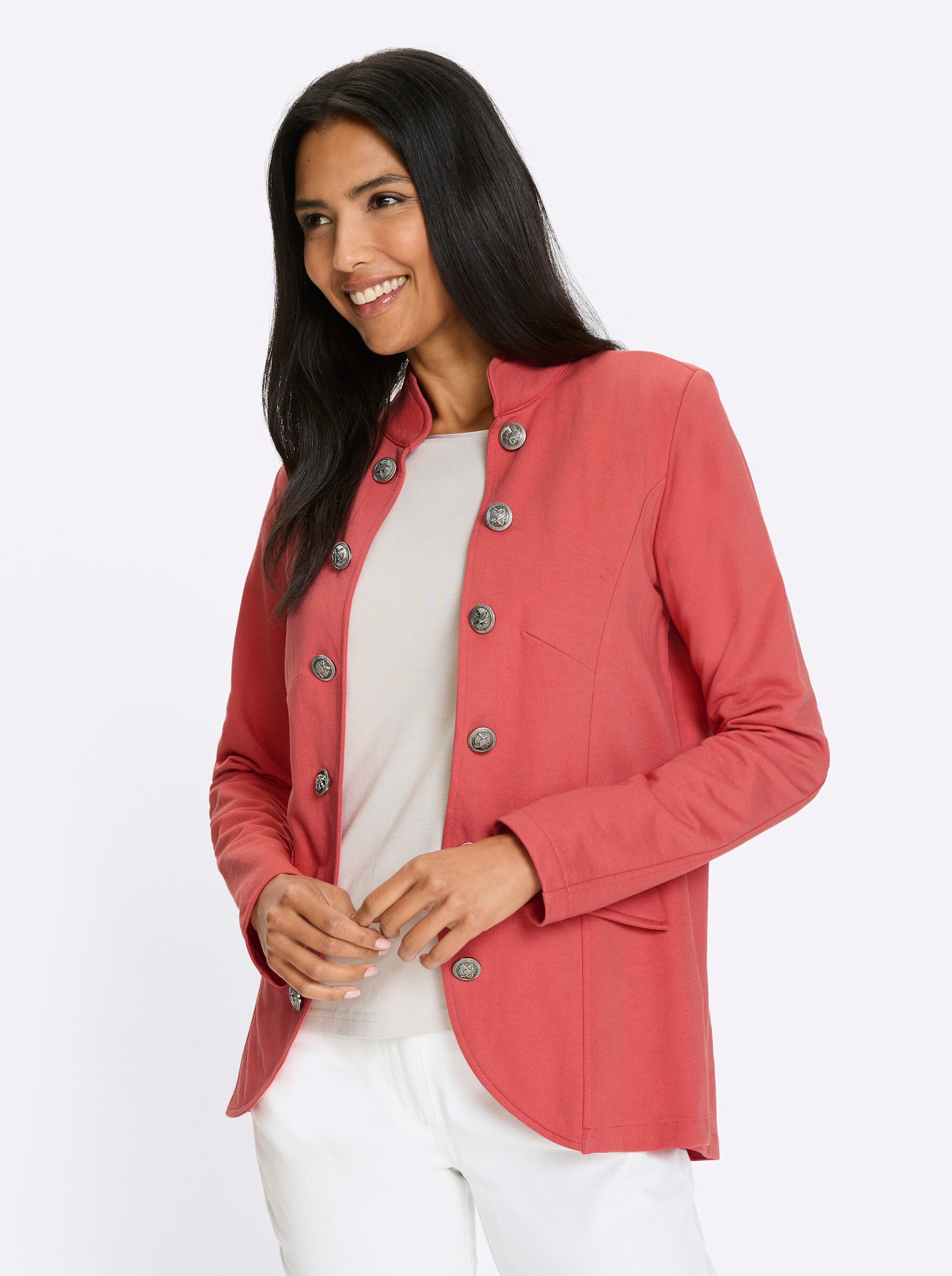 Sieh an! Shirtjacke Shirtjacke Langarm