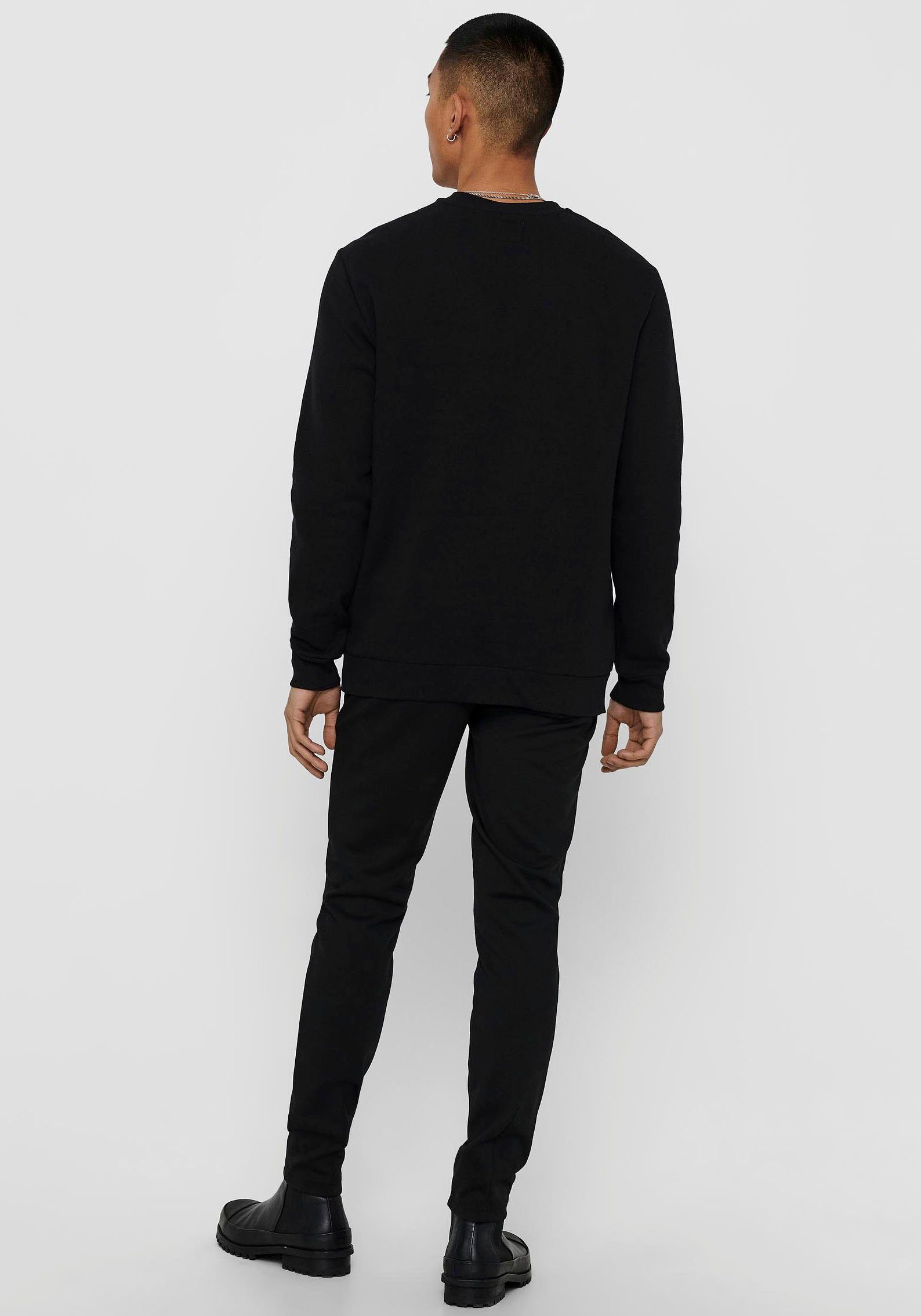 ONLY & SONS Sweatshirt CERES SWEATSHIRT LIFE NECK schwarz CREW