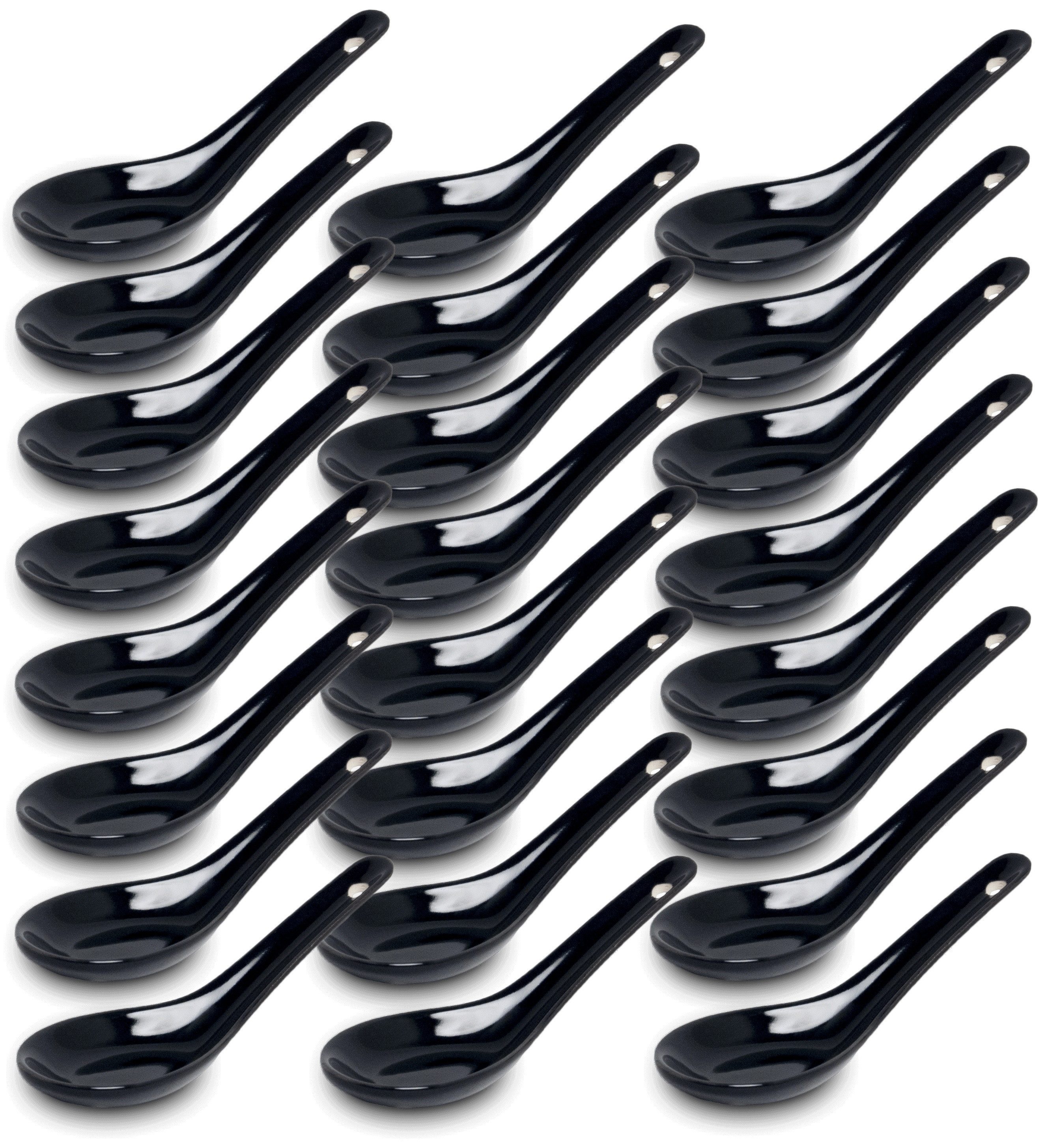 24er Set Löffel schwarz