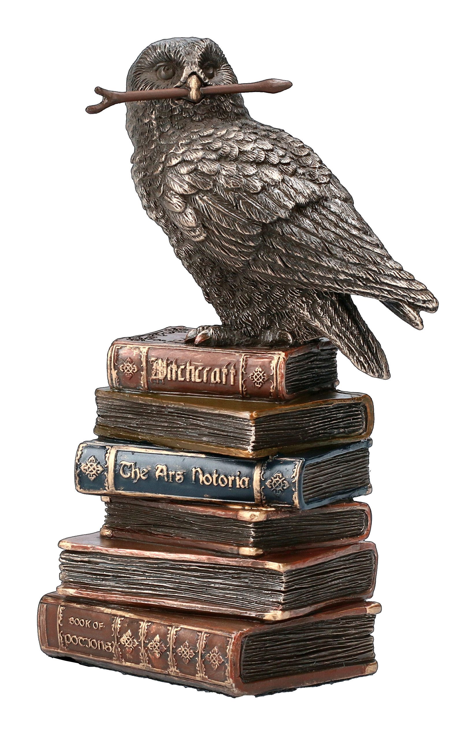 Figuren Shop GmbH Tierfigur Eulen Figur mit Zauberstab - Spellcraft - Veron günstig online kaufen