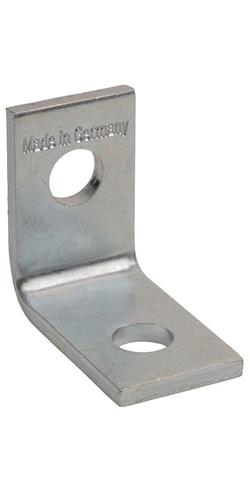 FIXOTEC qpool24 Schienensystem-Schienen, (10 Stück), Montagewinkel verzinkt - für Schienenkonstruktionen