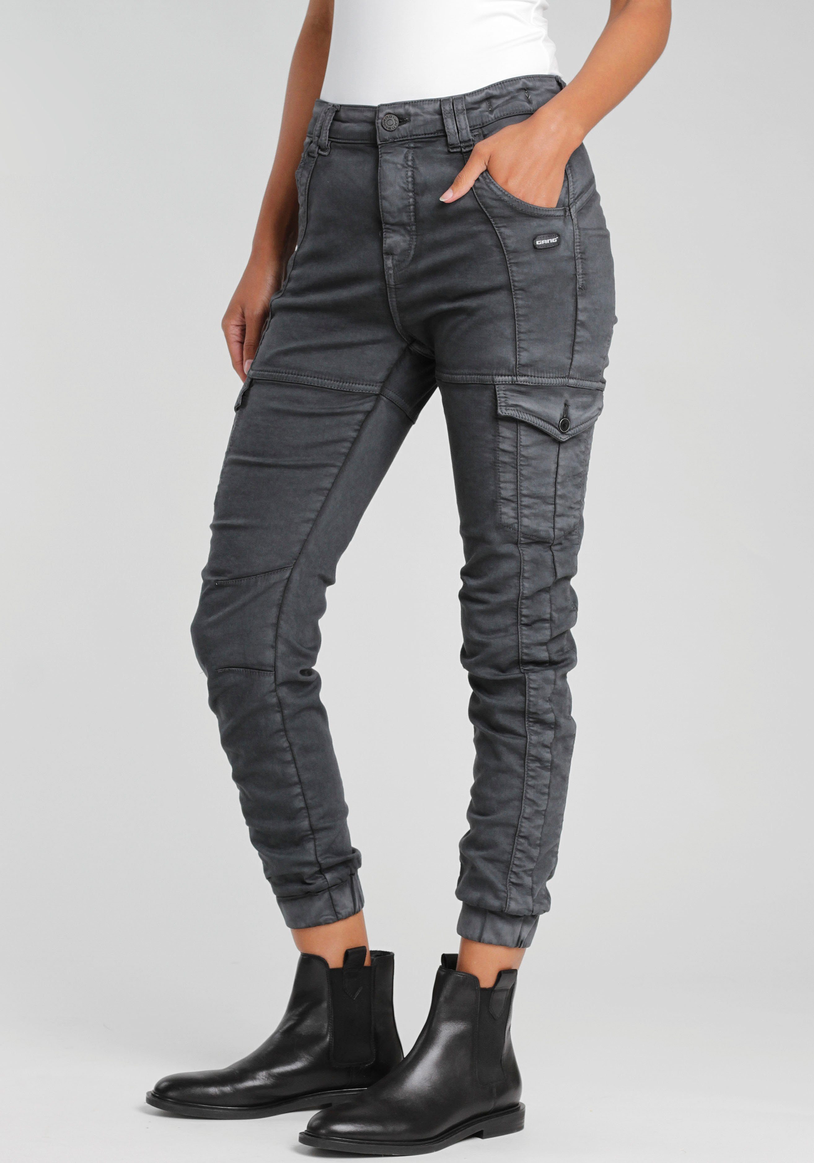 GANG Cargohose 94GISELLE mit aufgesetzten Cargotaschen