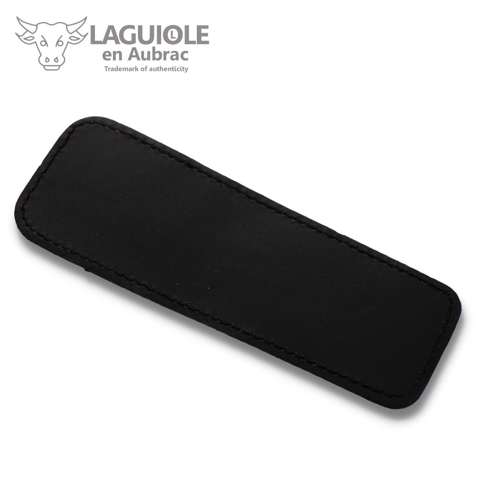 Laguiole en Aubrac Messertasche PCA12 schwarz, Etui für ein Laguiole Messer mit 11/12 cm Grifflänge Leder schwarz