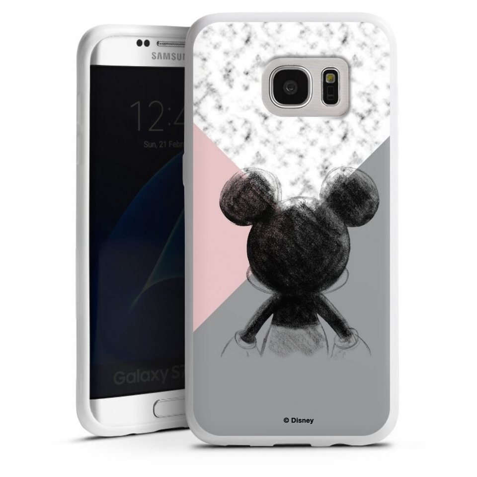 Deindesign Handyhulle Mickey Mouse Scribble Samsung Galaxy S7 Edge Hulle Disney Marmor Offizielles Lizenzprodukt Online Kaufen Otto