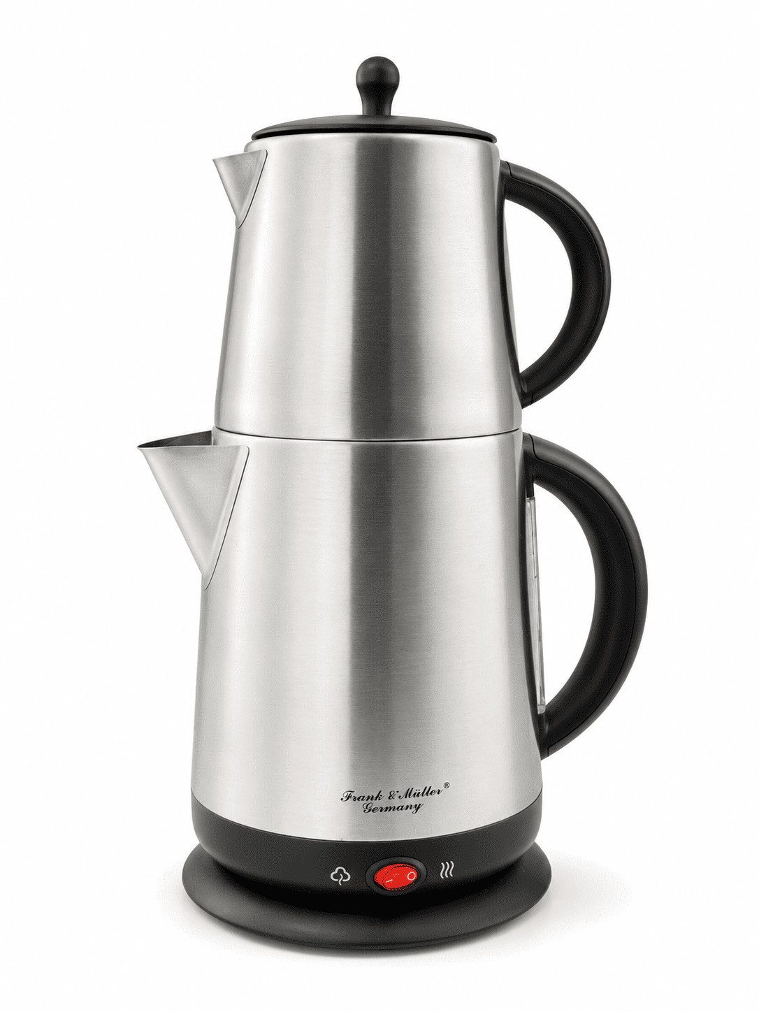 Frank & Müller Germany Teekocher F&M Elek. Teekocher 2200W Edelstahl, 2200 W