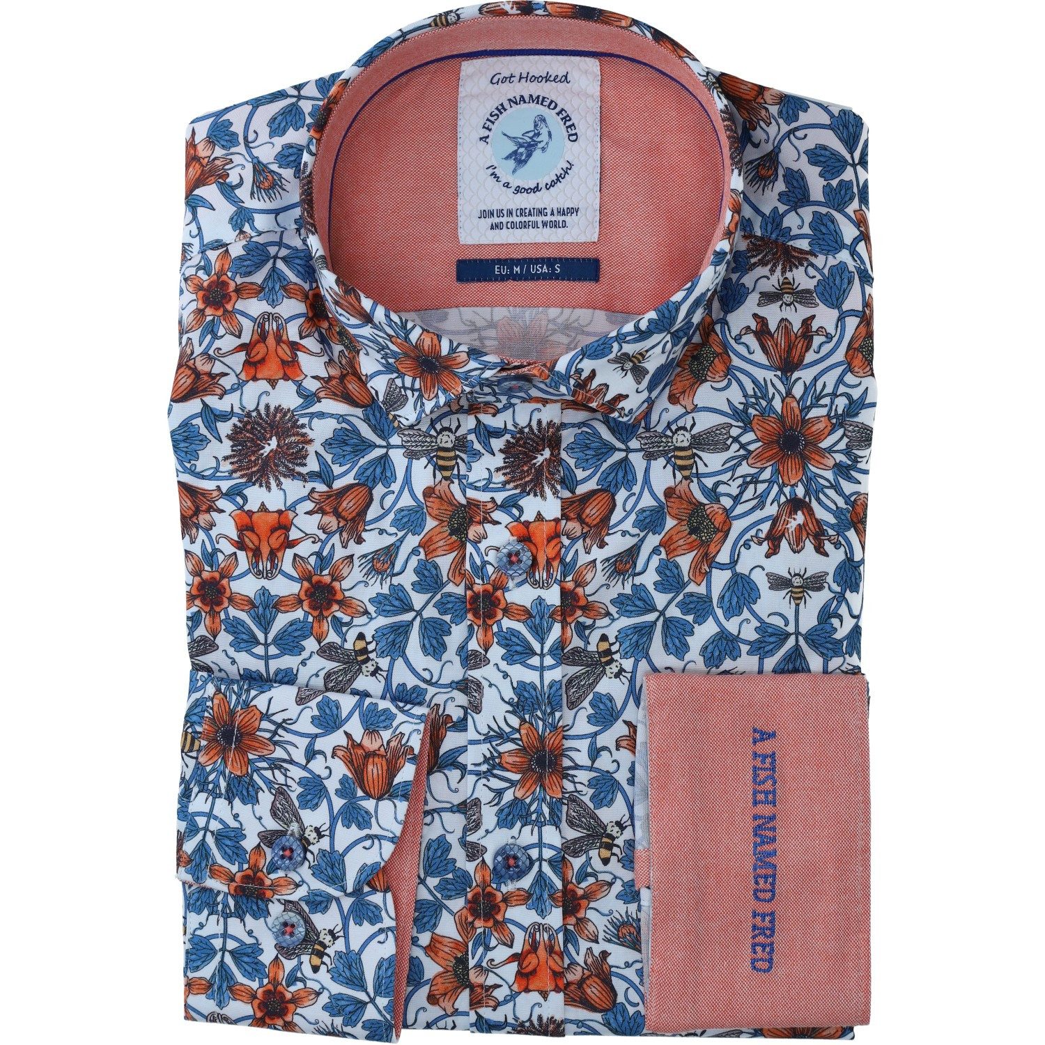 A Fish named Fred Langarmhemd