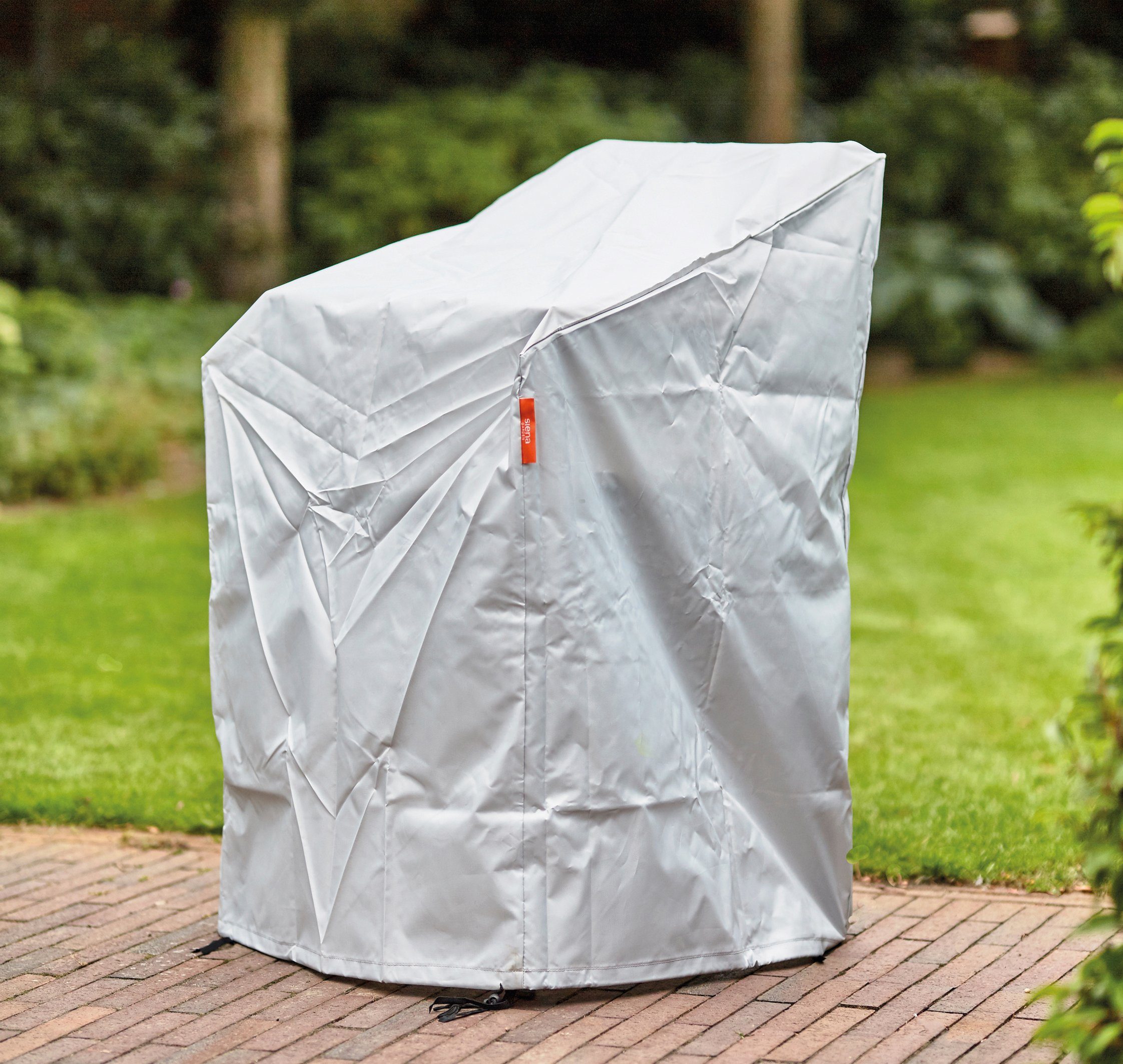 Siena Garden Gartenmöbel-Schutzhülle AquaShield (Stapelstuhlhülle 67x67xH80/110 cm), aus 100% Polyester, 420D, PU-beschichtet – Bild 2 von 5