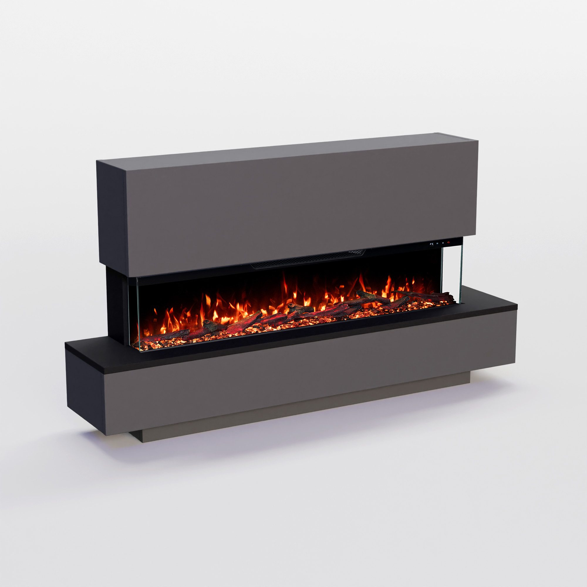 GLOW FIRE Elektrokamin Cobalt, Standkamin mit 3D Feuer und Heizung (Thermos günstig online kaufen