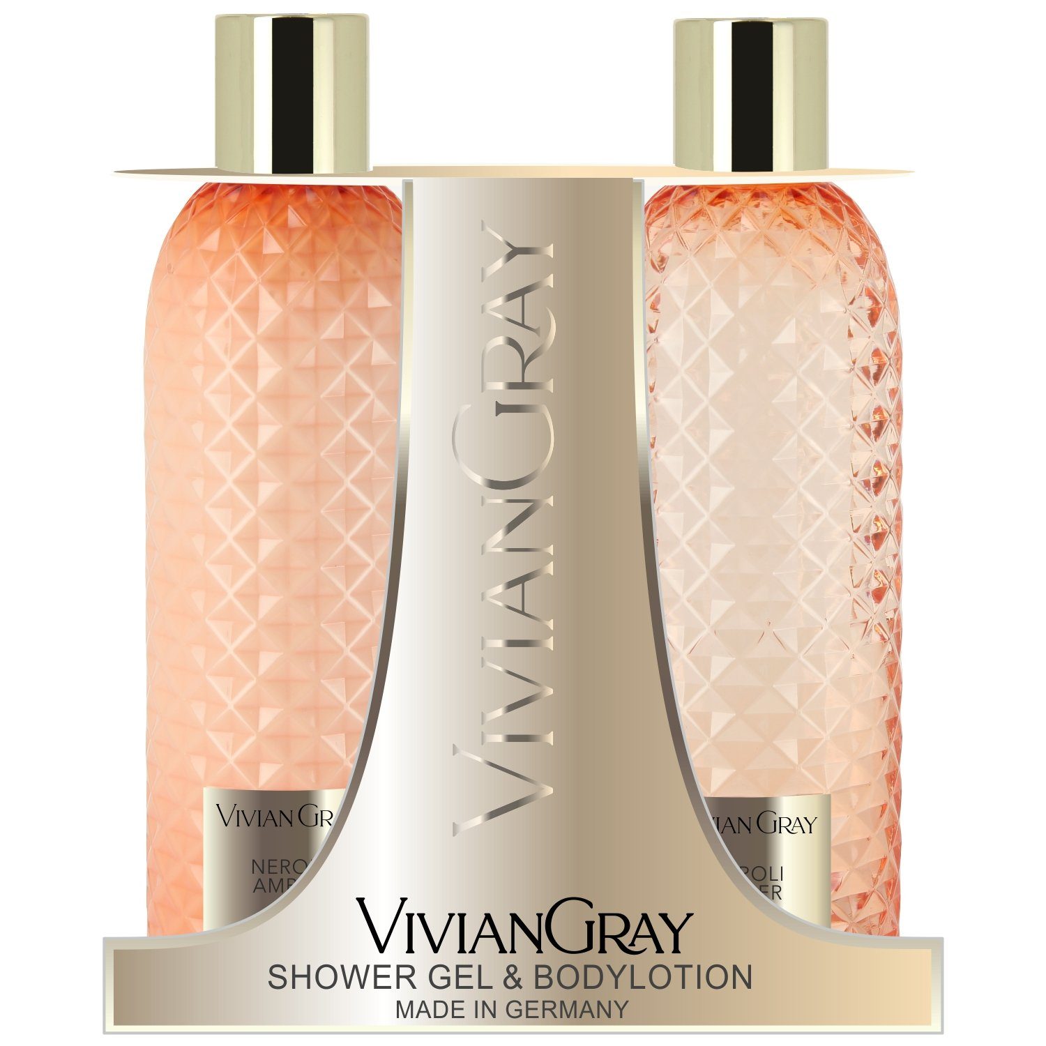 VIVIAN GRAY Hautreinigungs-Set Duschgel & Body Lotion Neroli & Amber