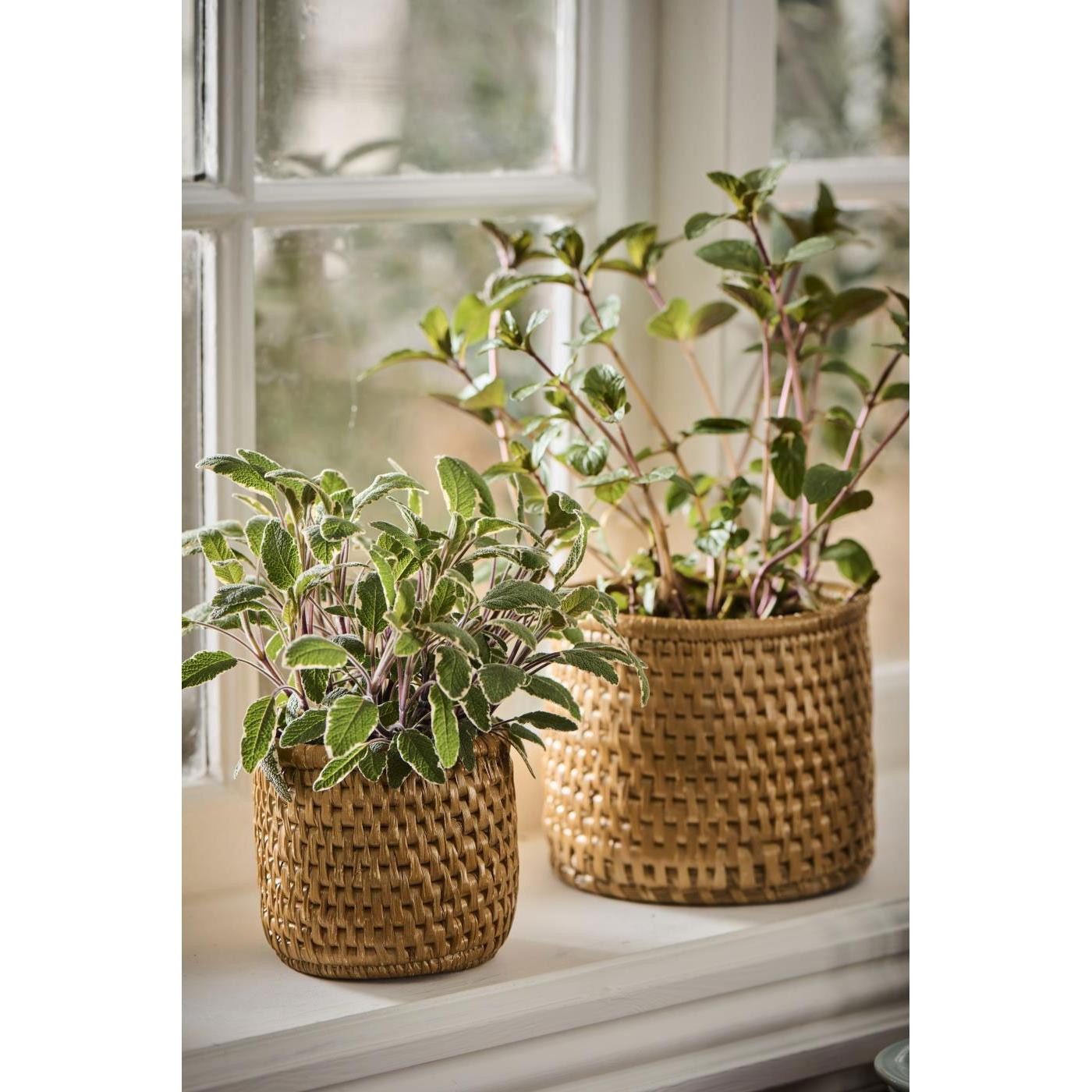 Ib Laursen Blumentopf Ib Laursen Übertopf aus Naturfasern Jute (10,5cm)