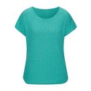 Vivance Kurzarmshirt aus strukturierter Strickqualität mit schönem Muster aus Strick