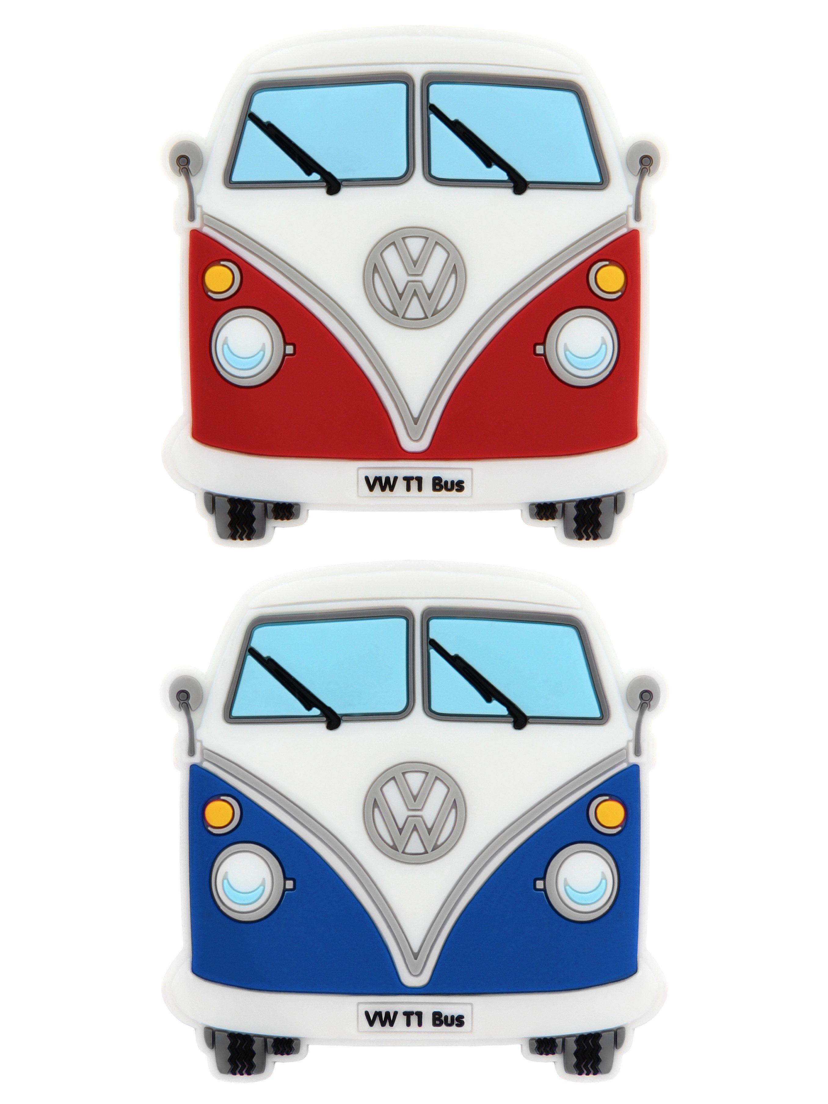 Magnet Volkswagen Kühlschrankmagnet im T1 Bulli Bus Design im 2er Set