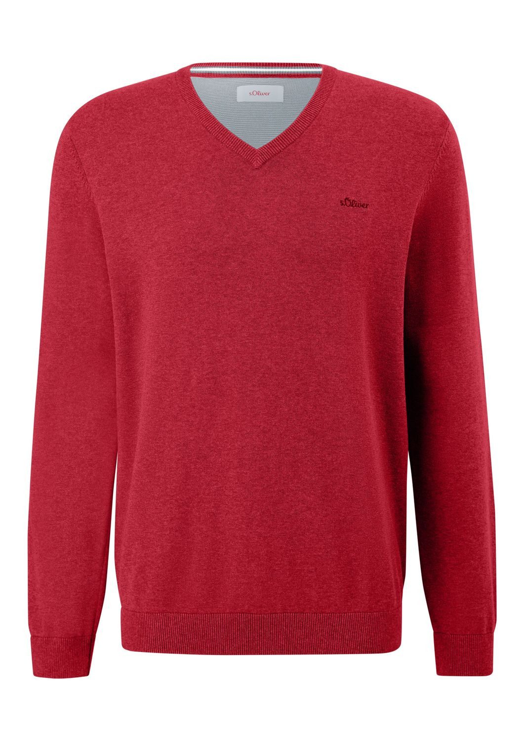 s.Oliver V-Ausschnitt-Pullover Pullover (1-tlg) V-Ausschnitt, langarm, günstig online kaufen