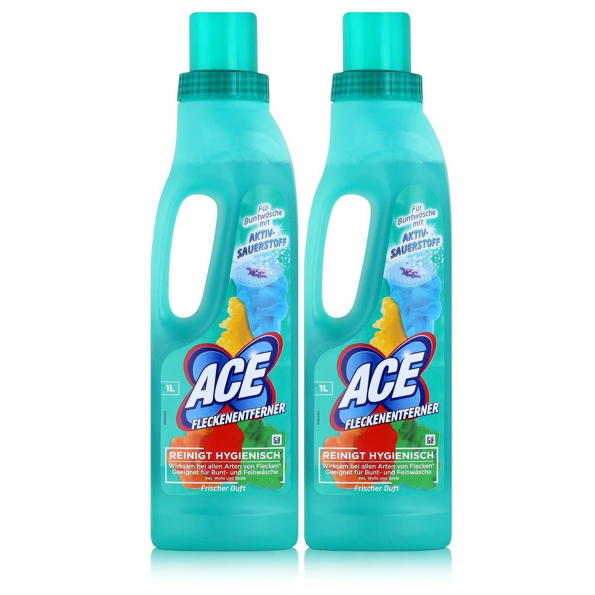 ACE ACE Пятновыводитель Frische Duft 1L - Reinigt Hygienisch (2er Pack) Fleckentferner