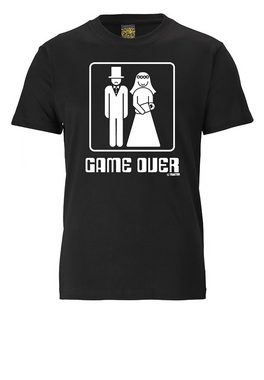LOGOSHIRT T-Shirt Game Over mit lustigem Print