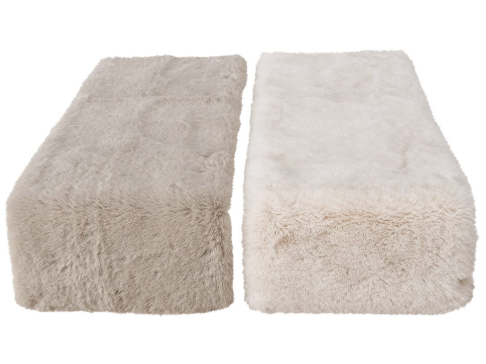 BOLTZE Tischläufer Liz Tischläufer sortiert weiß/braun 140x33cm (1 Stück)