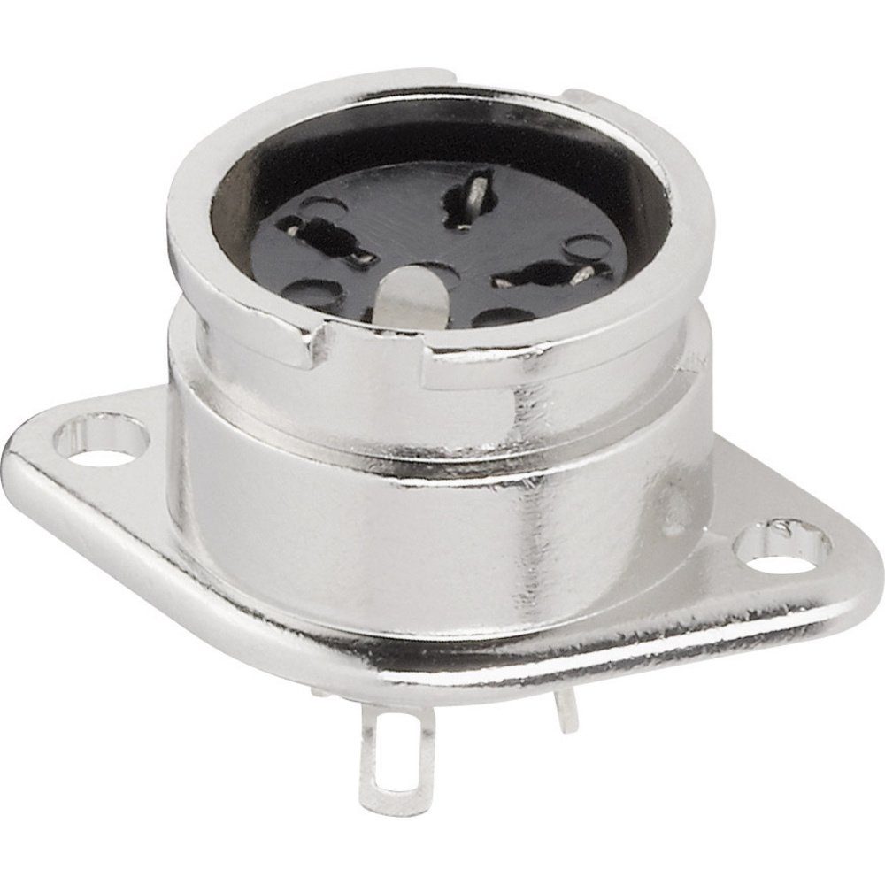 BKL Electronic 0202021 DIN-Rundsteckverbinder Flanschbuchse, Kontakte Audio- & Video-Adapter