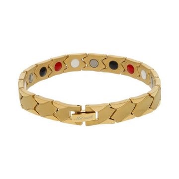 JuwelmaLux Armband JuwelmaLux Magnetarmband Titan vergoldet JL49-03-0033 21 cm (kein Set, 1-tlg., kein Set)
