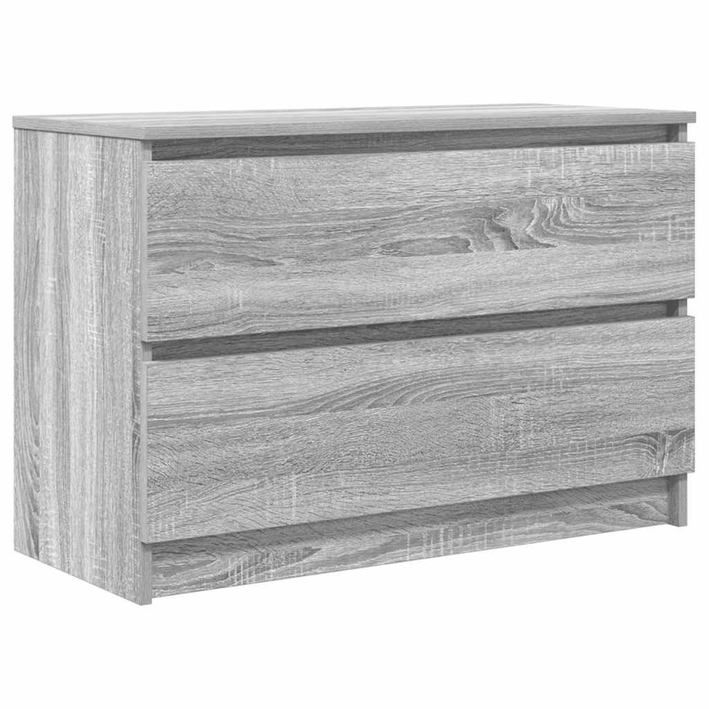 vidaXL TV-Schrank TV-Schrank Grau Sonoma 80x35x54 cm Holzwerkstoff (1-St)