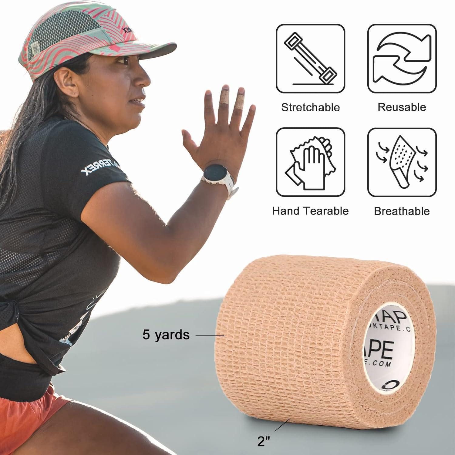 LuxusKollektion Kinesiologie-Tape Bandagen selbstklebend elastisch Tier Handgelenk 12 5 cm x 450 cm Weiß